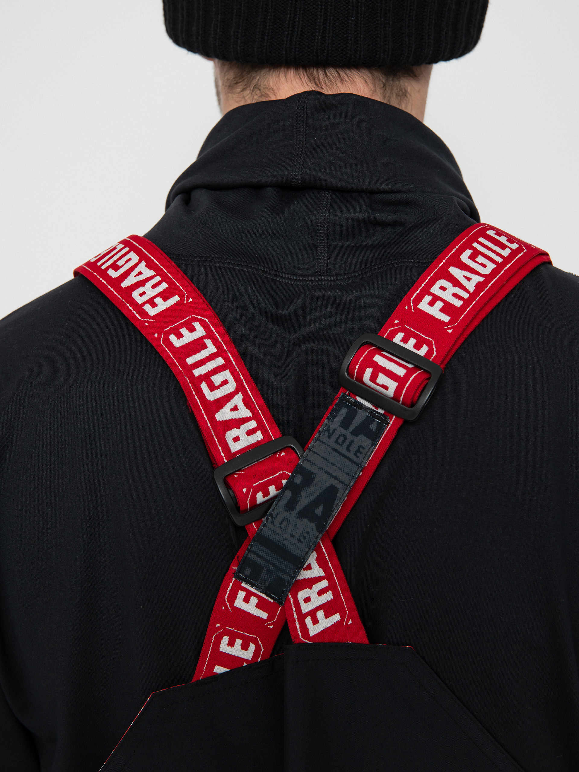 Mens DC Aw Shadow Bib Snowboard pants (black fragile)