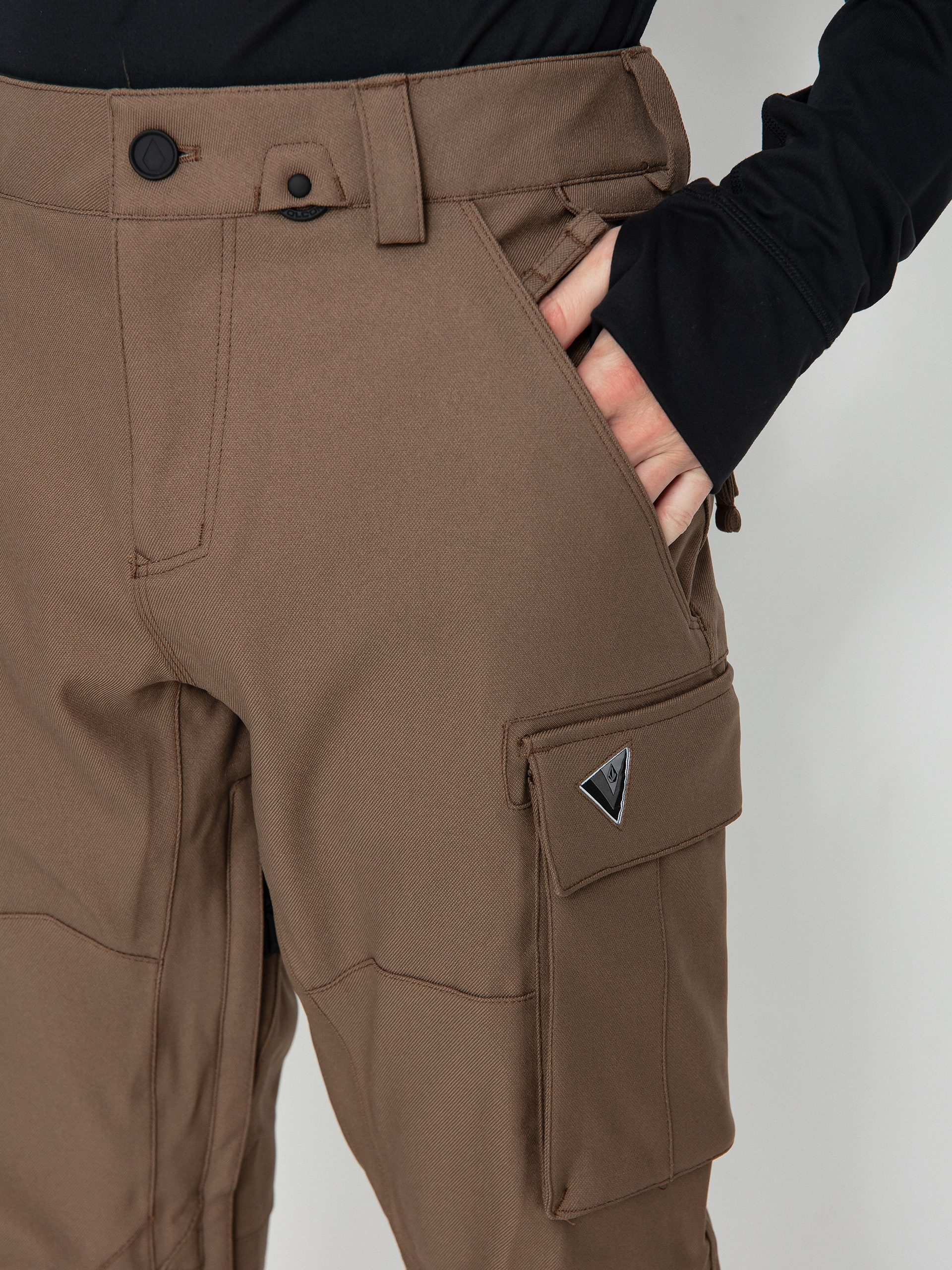 Mens Volcom New Articulated Snowboard pants (teak)