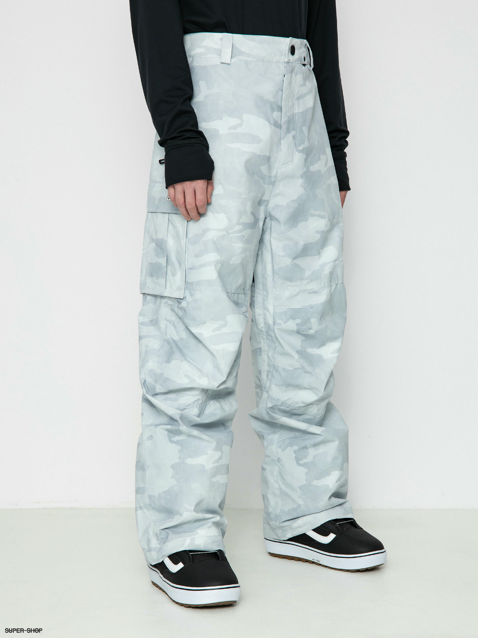 Olive Camo Army Baggy Cargo Pants