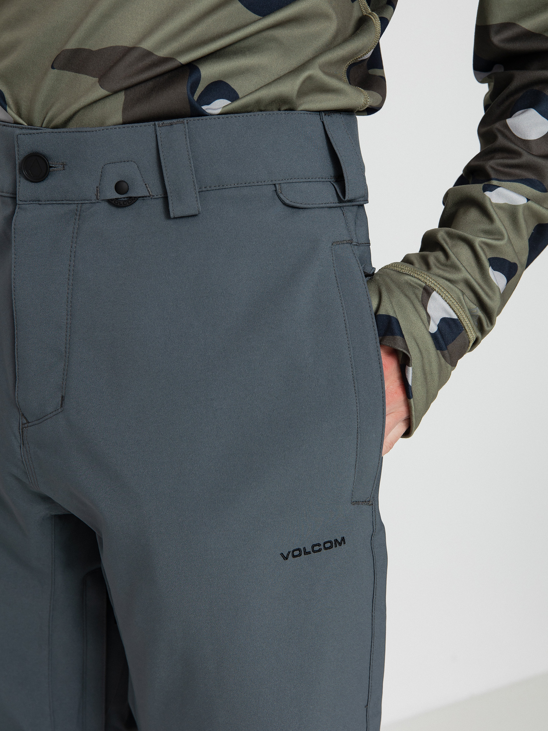 Mens Volcom Freakin Snow Chino Snowboard pants (dark grey)