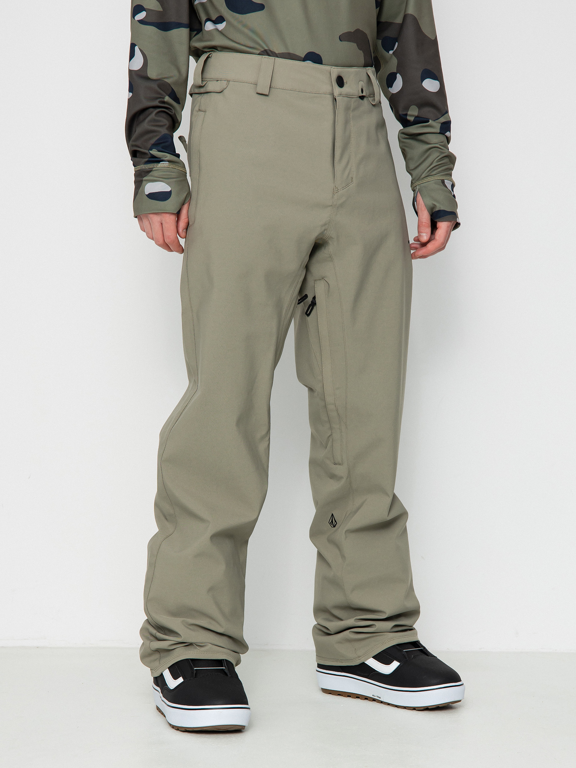 Herren Volcom Freakin Snow Chino Snowboardhose (light military)