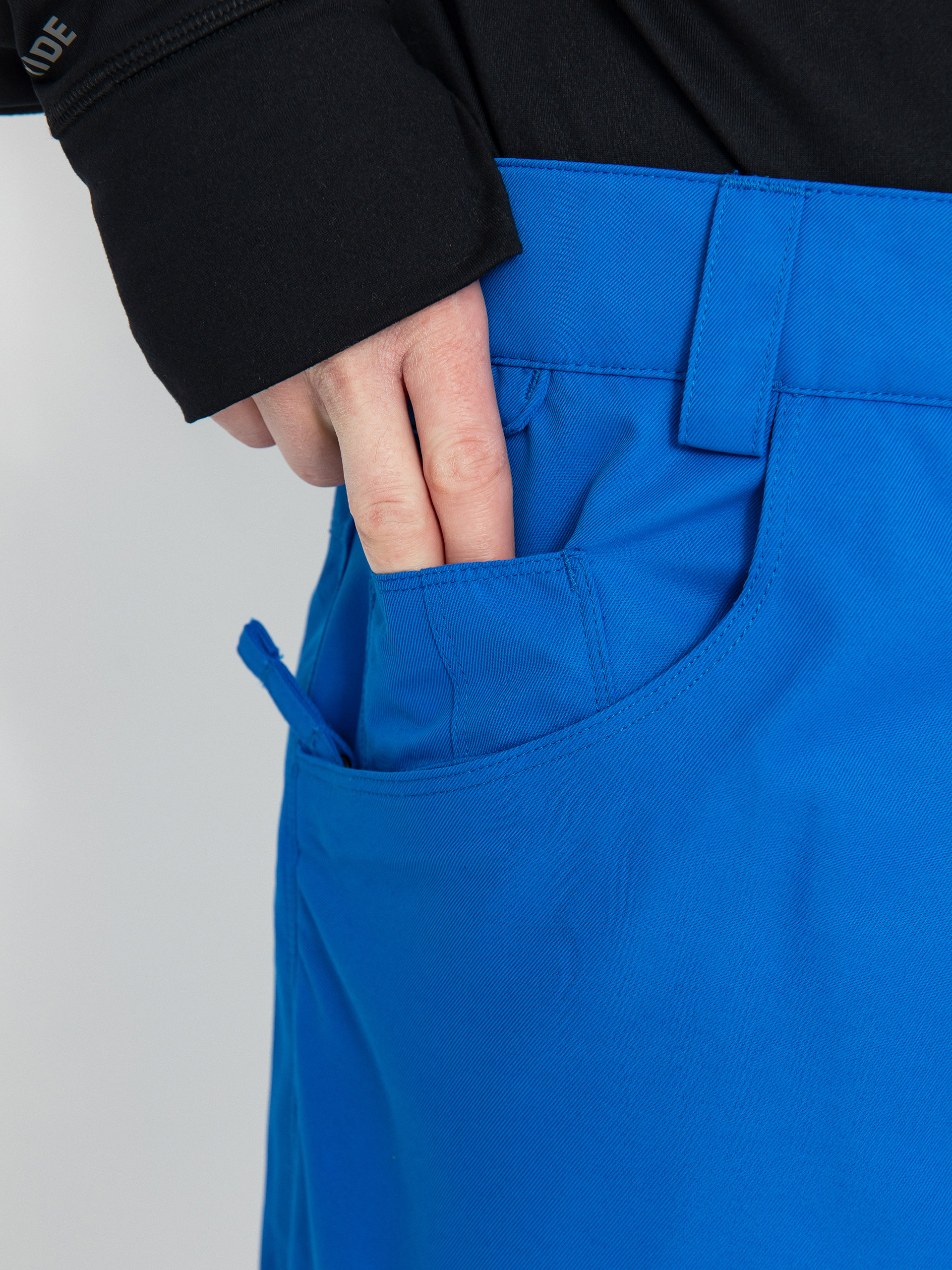 Mens Volcom 5 Pocket Snowboard pants (electric blue)