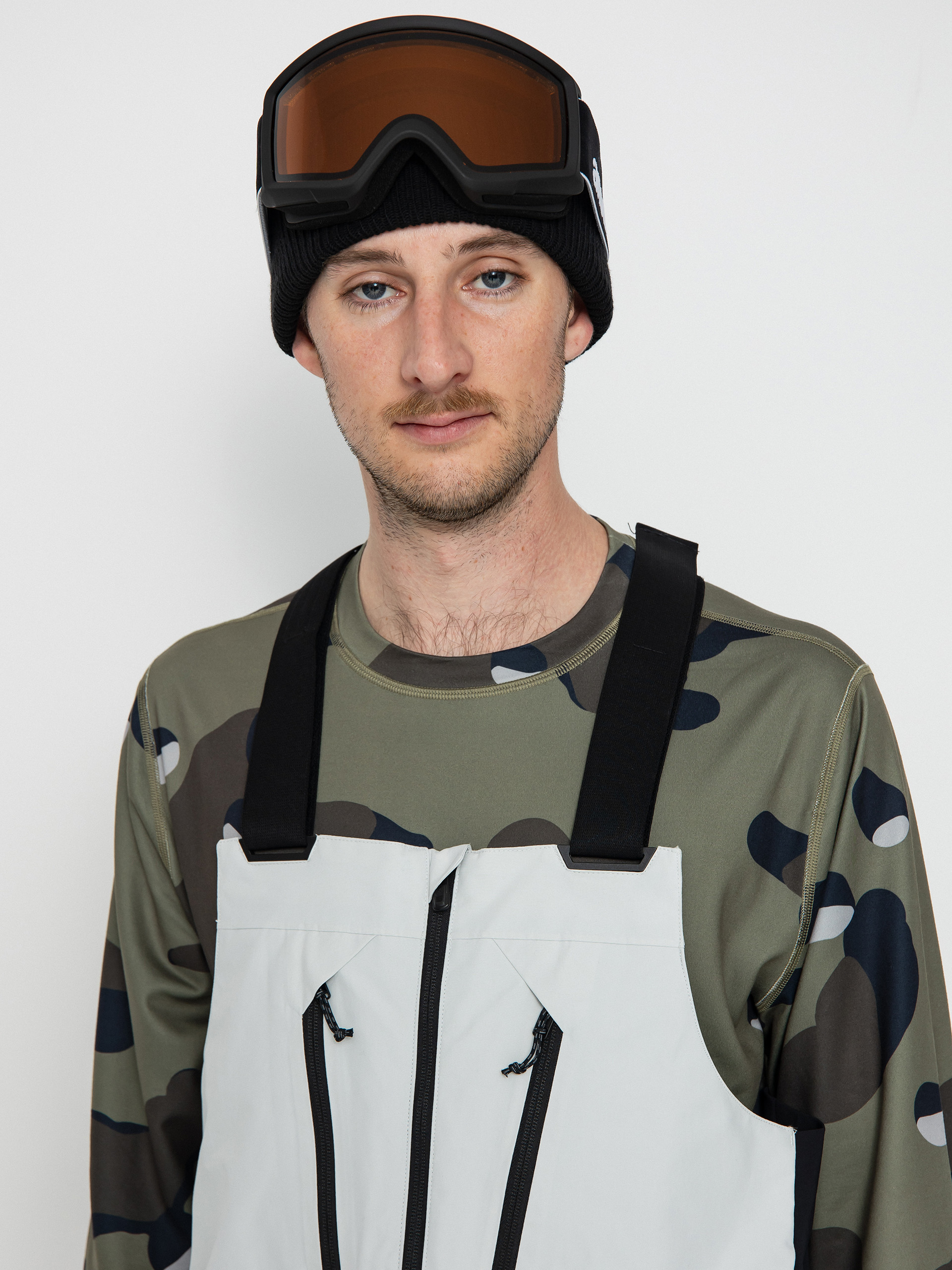 Mens Burton Ak Gore Tex Cyclic Bib Snowboard pants (gray cloud)