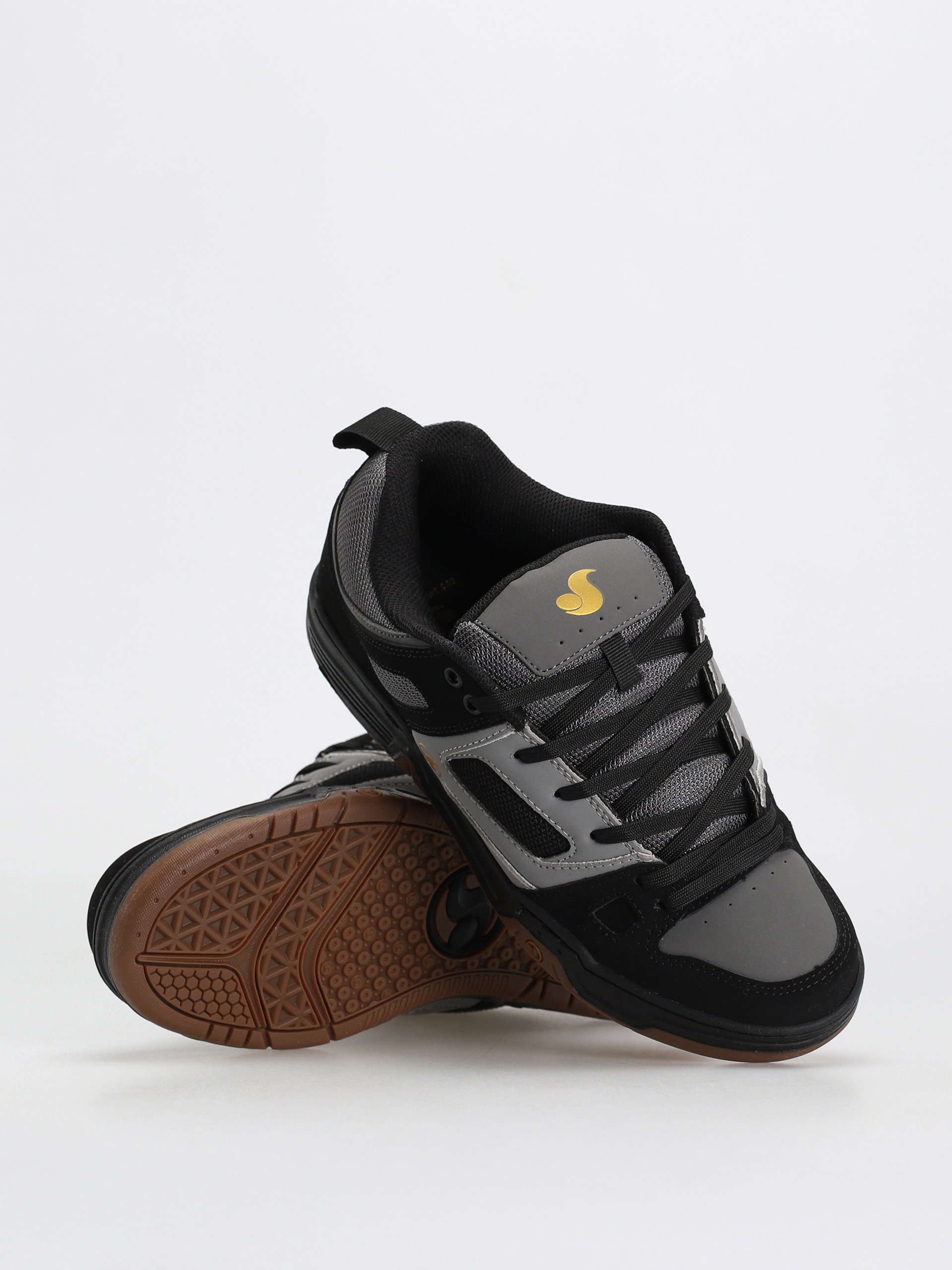 DVS Gambol Shoes (black charcoal gold nubuck)