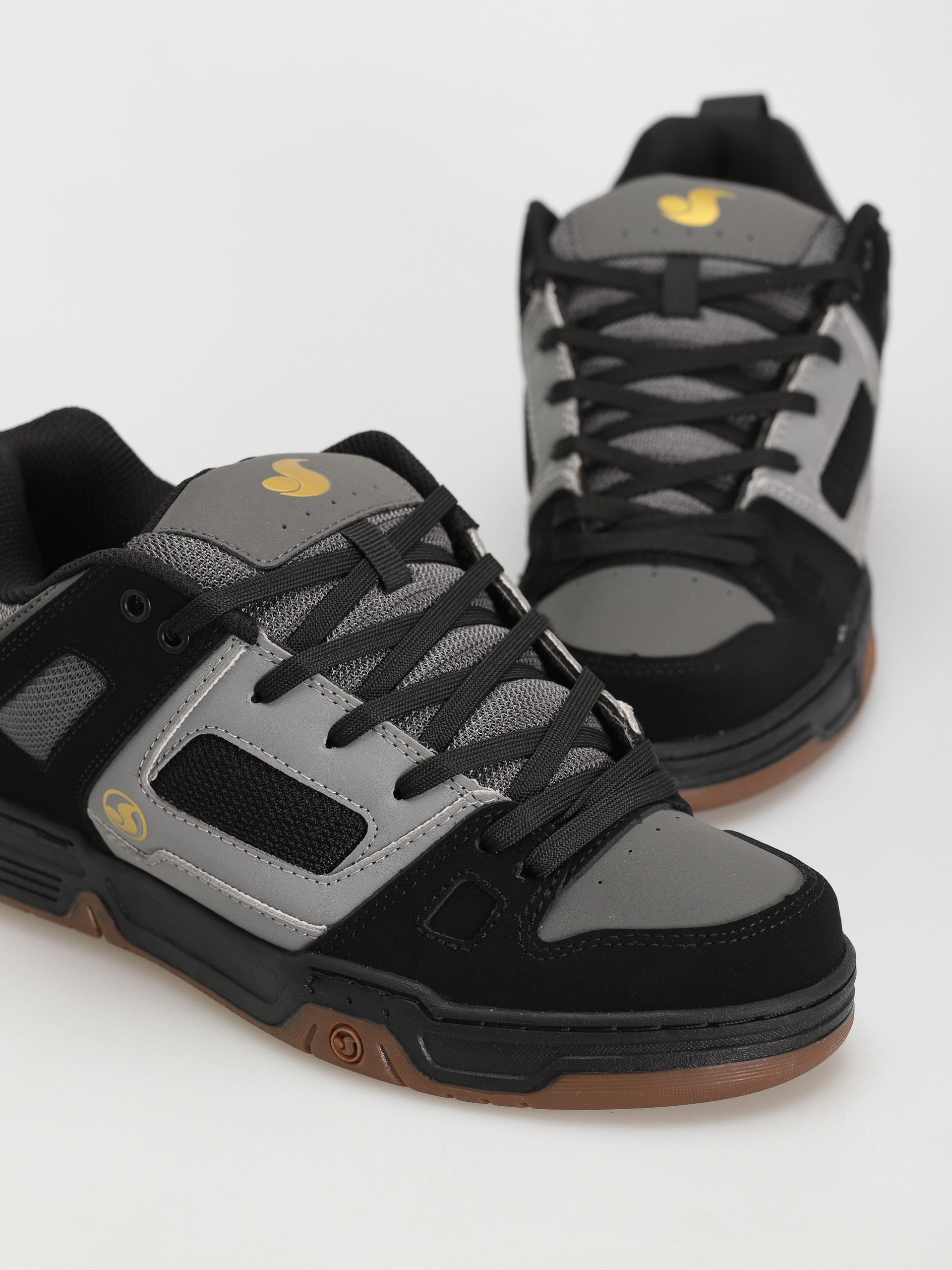 DVS Gambol Shoes (black charcoal gold nubuck)
