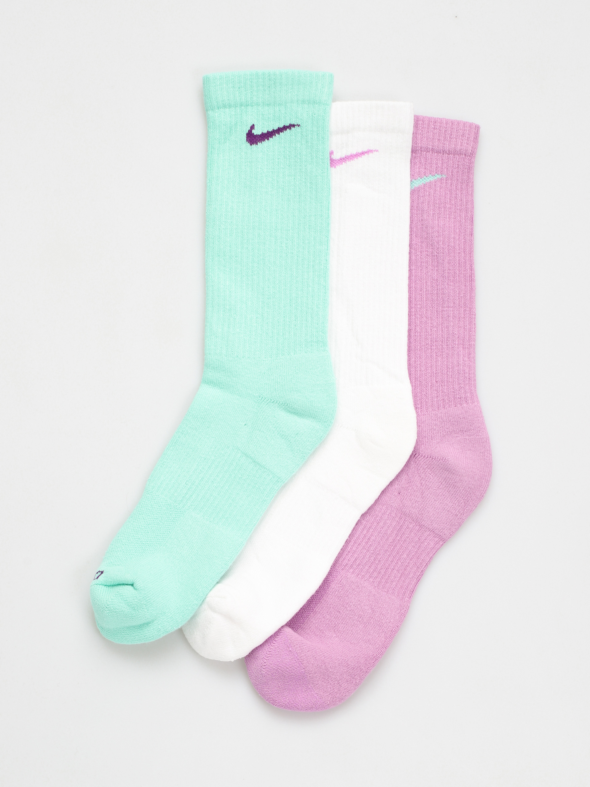 blue and pink nike socks