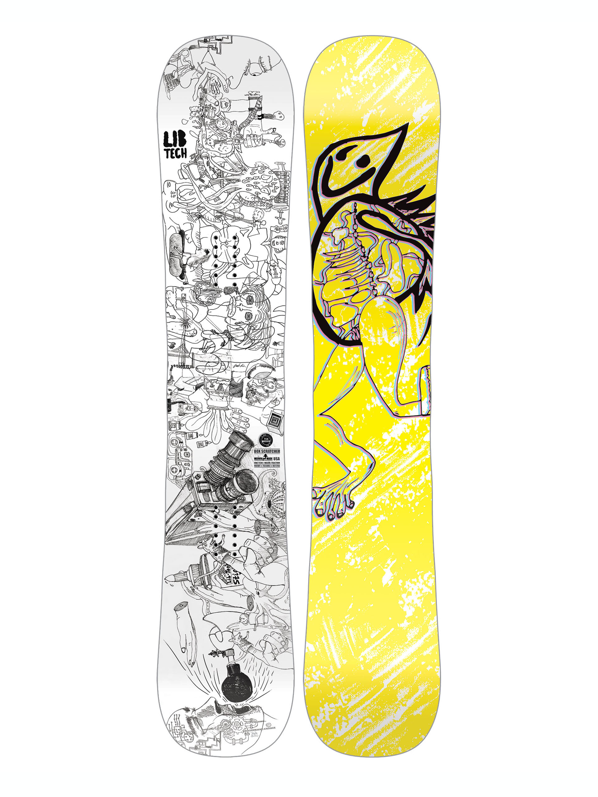 Mens Lib Tech Box Scratcher Snowboard 