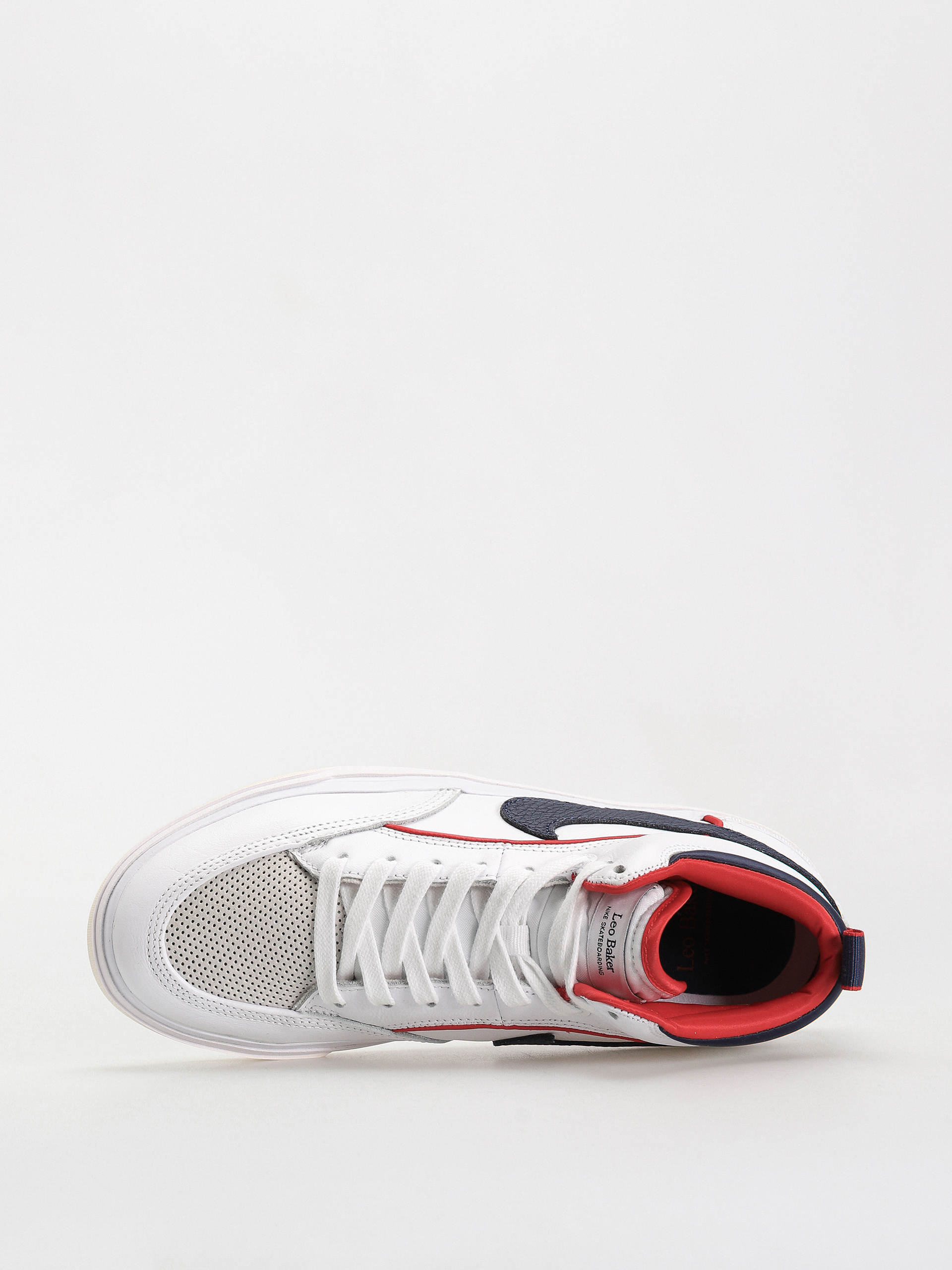 Nike SB React Leo Premium Shoes (white/midnight navy university red white)
