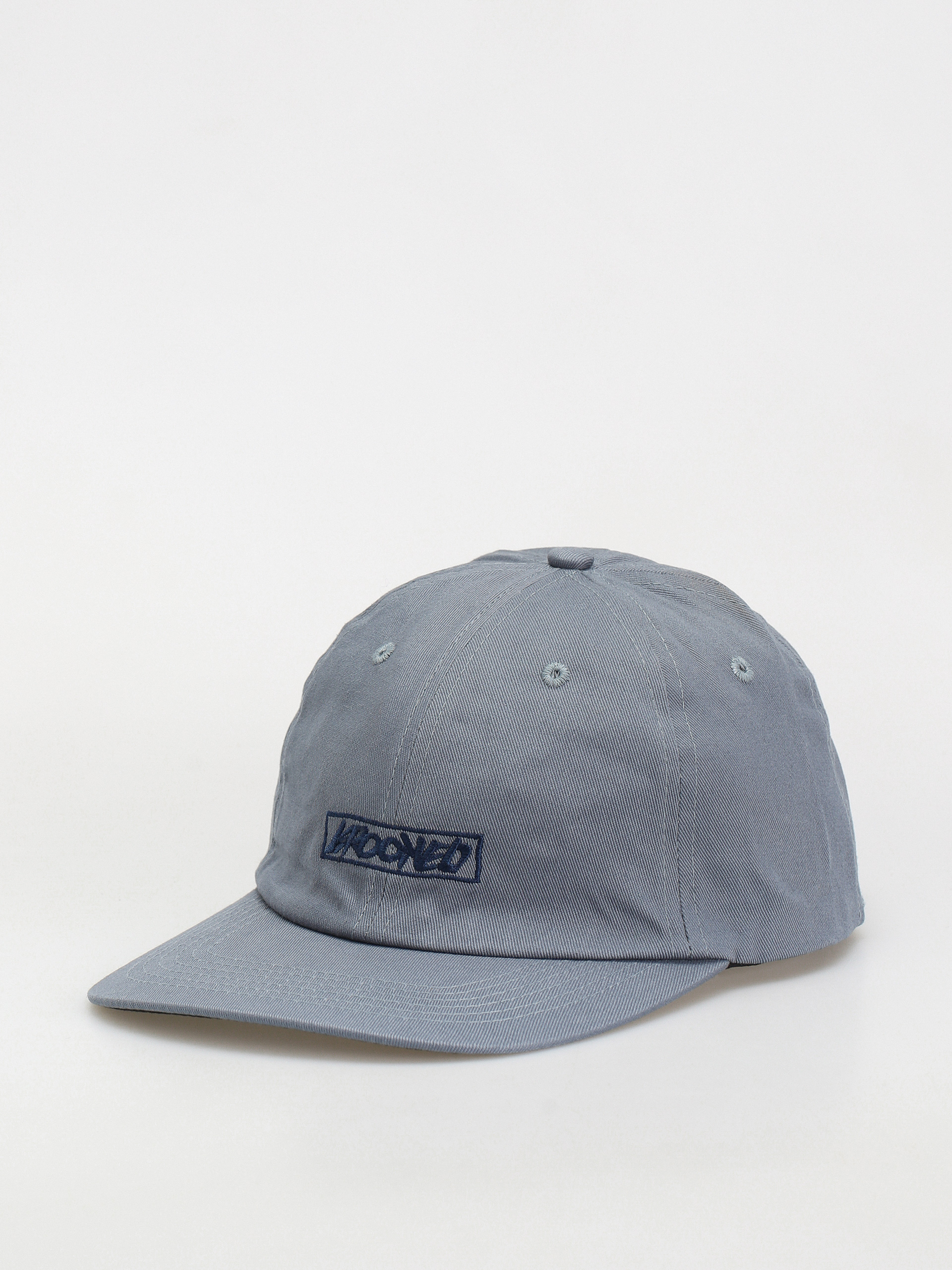 Krooked Adj Moonsmile Scrpt Strapback Cap (blue)