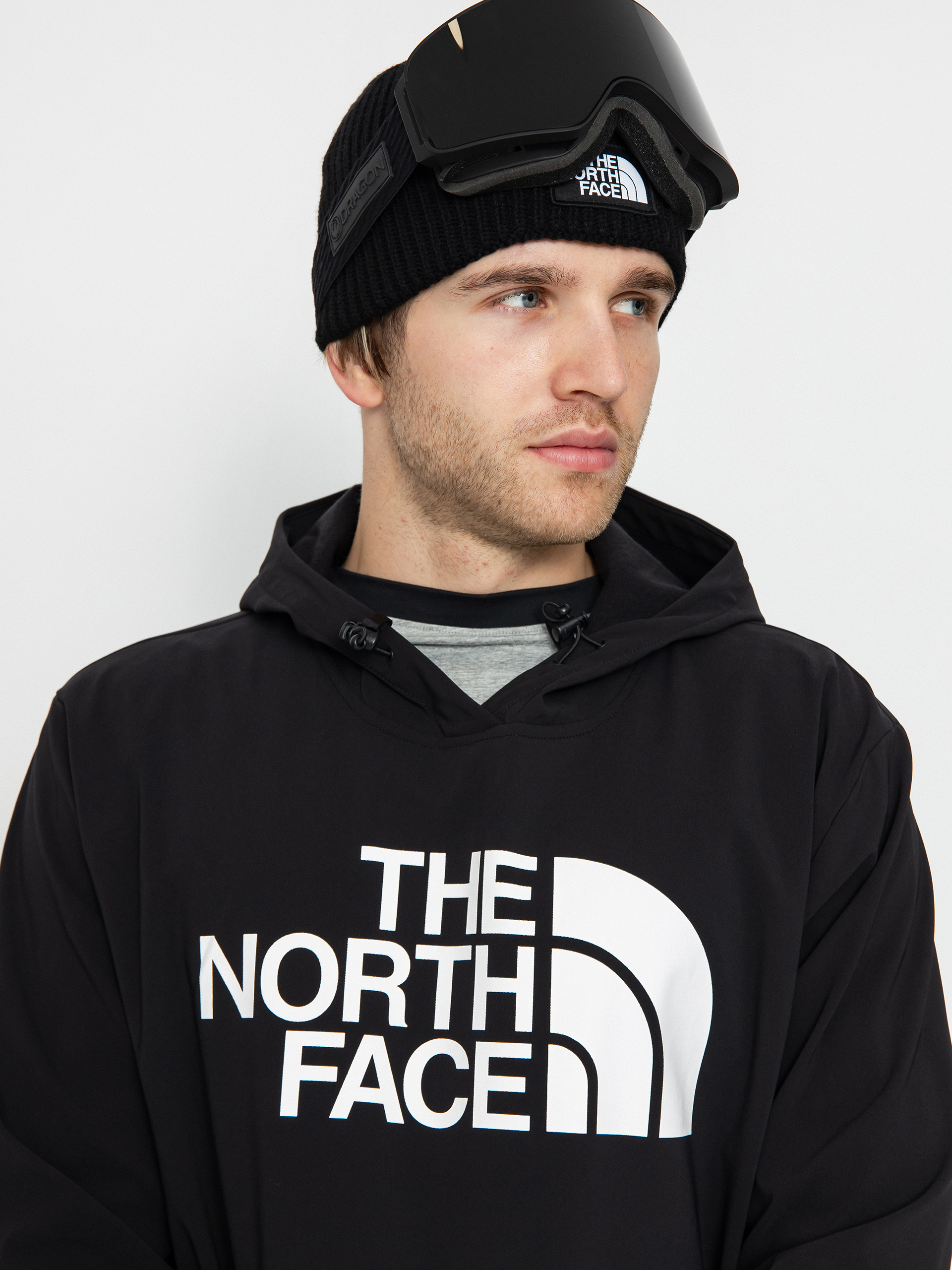 Mens The North Face Tekno Logo HD Active sweatshirt (tnf black)