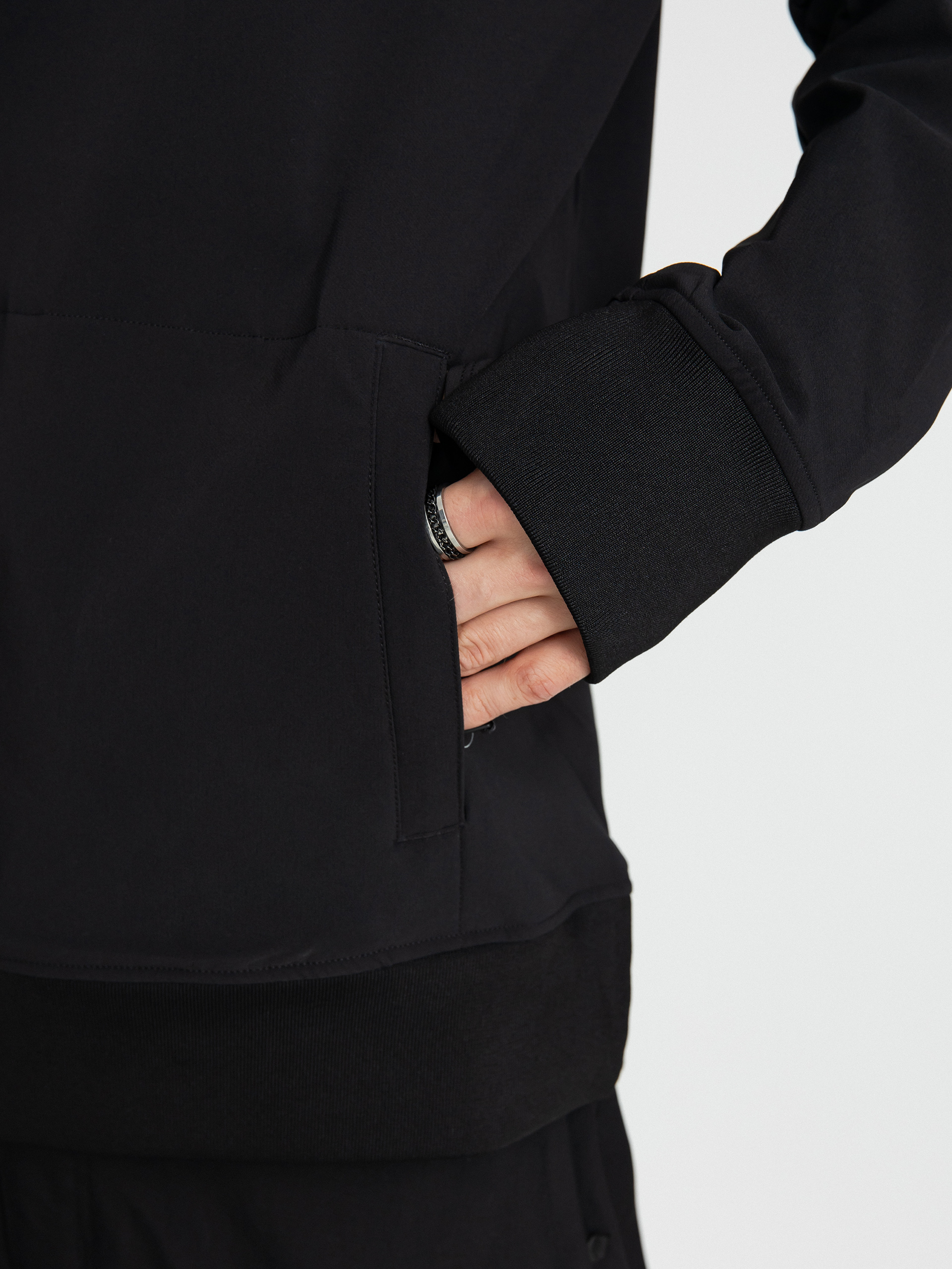 Mens The North Face Tekno Logo HD Active sweatshirt (tnf black)