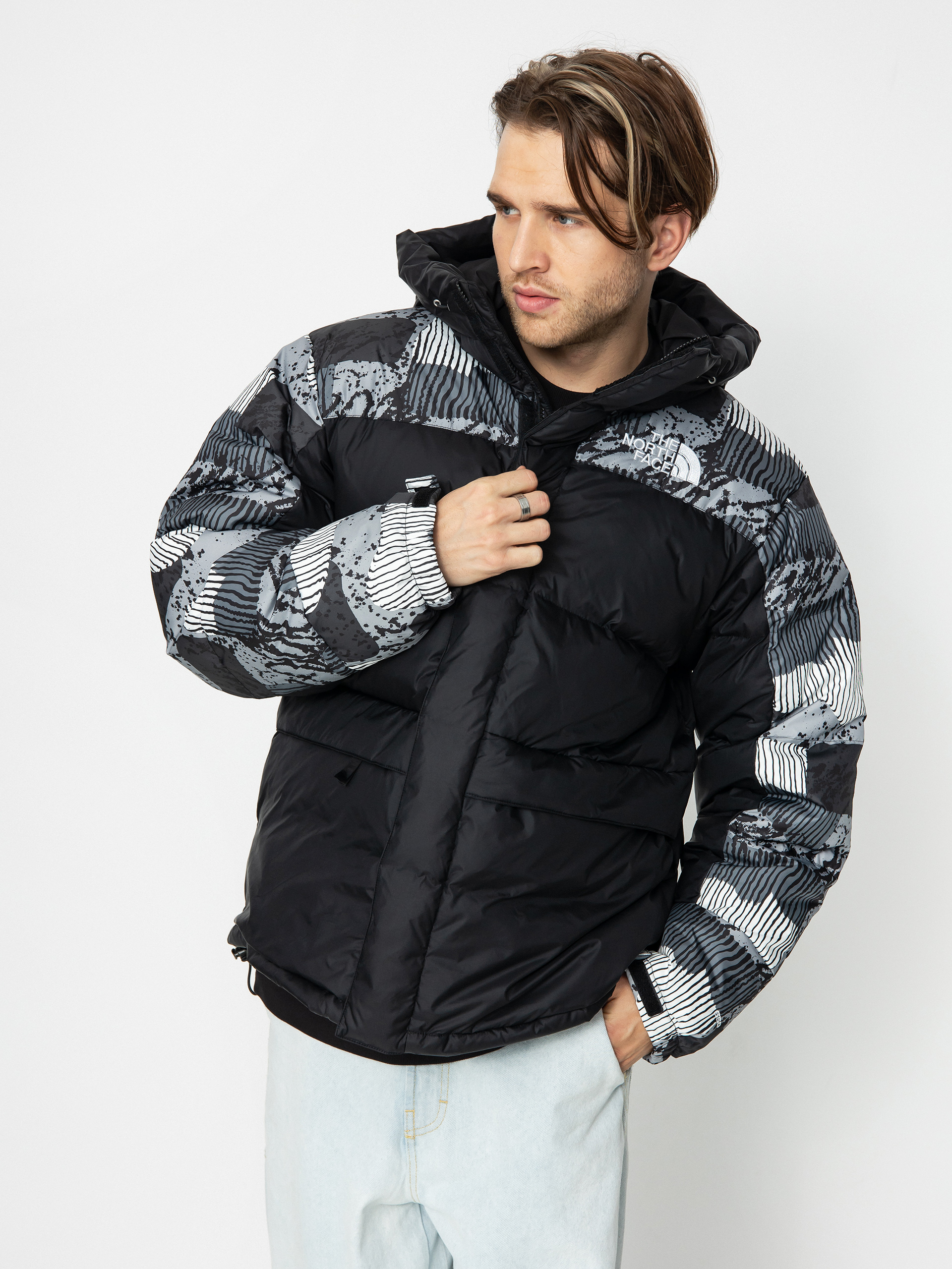 The North Face Hmlyn Down Parka Jacket (tnf black abst ysmp/nfb)