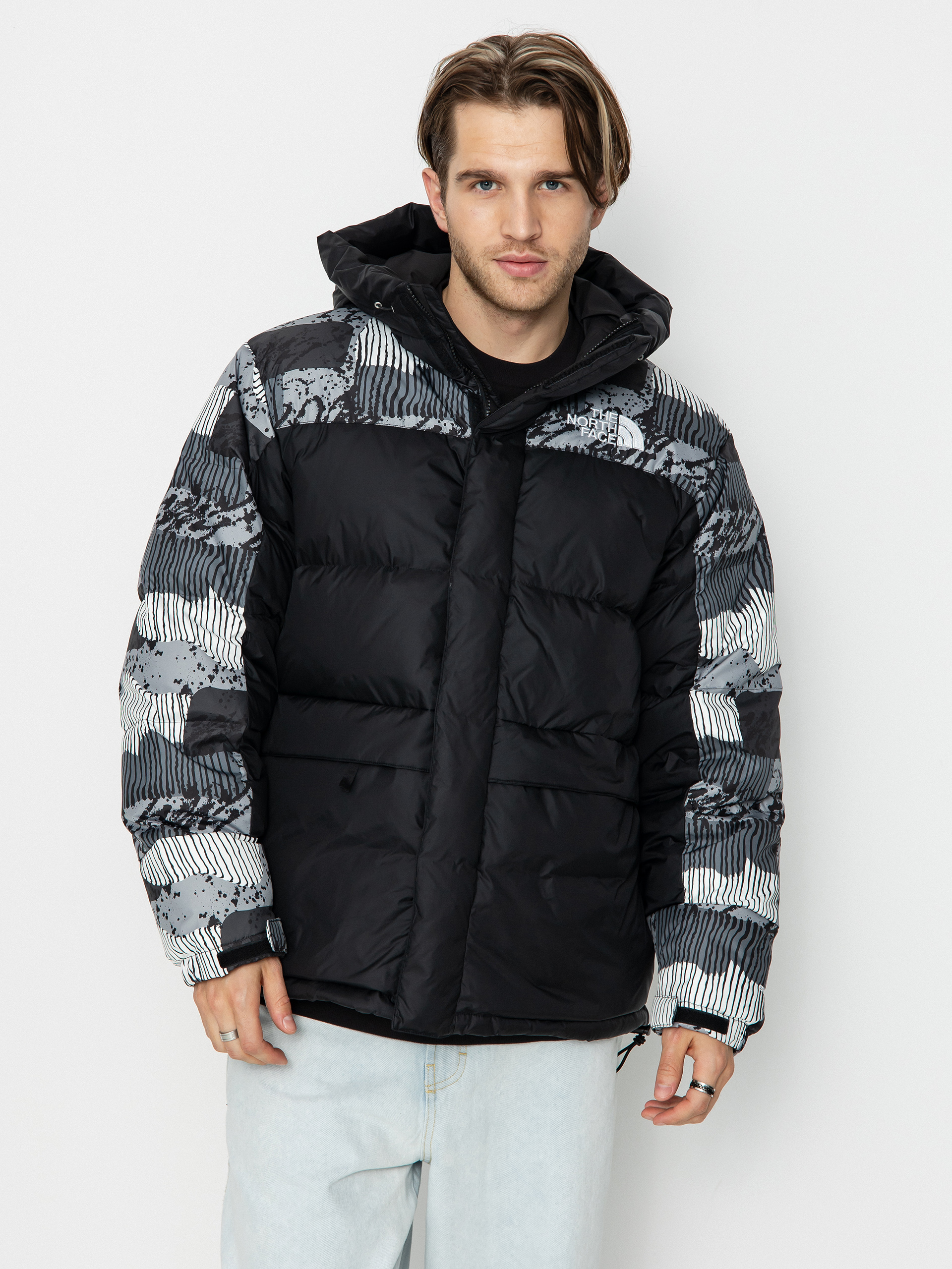 The North Face Hmlyn Down Parka Jacket (tnf black abst ysmp/nfb)