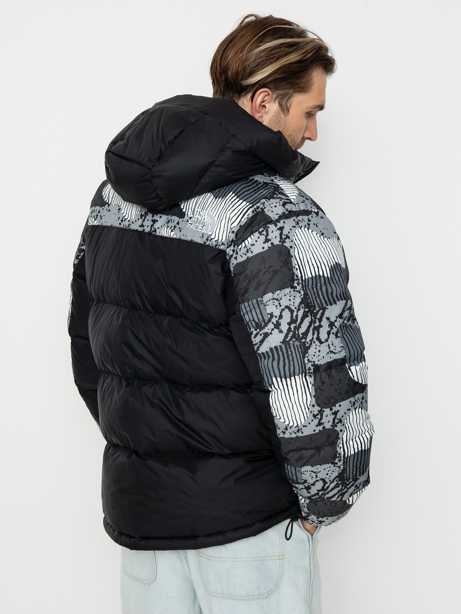 The North Face Hmlyn Down Parka Jacket (tnf black abst ysmp/nfb)