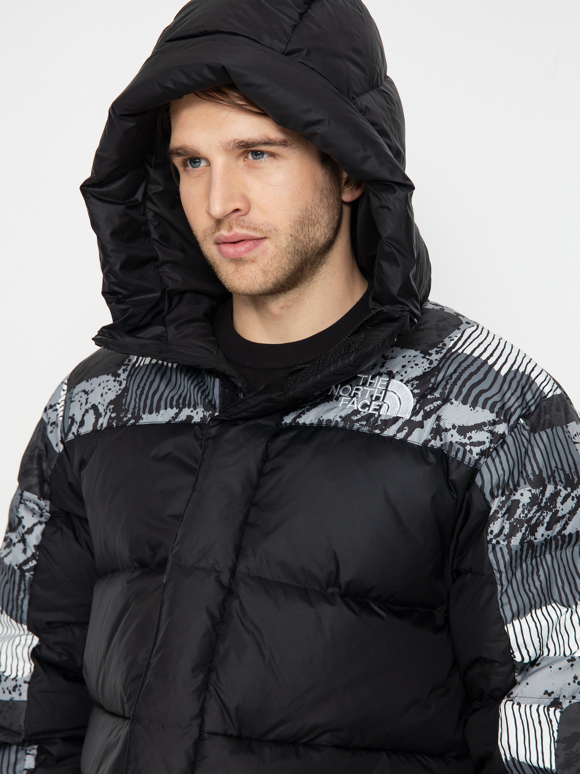 The North Face Hmlyn Down Parka Jacket (tnf black abst ysmp/nfb)