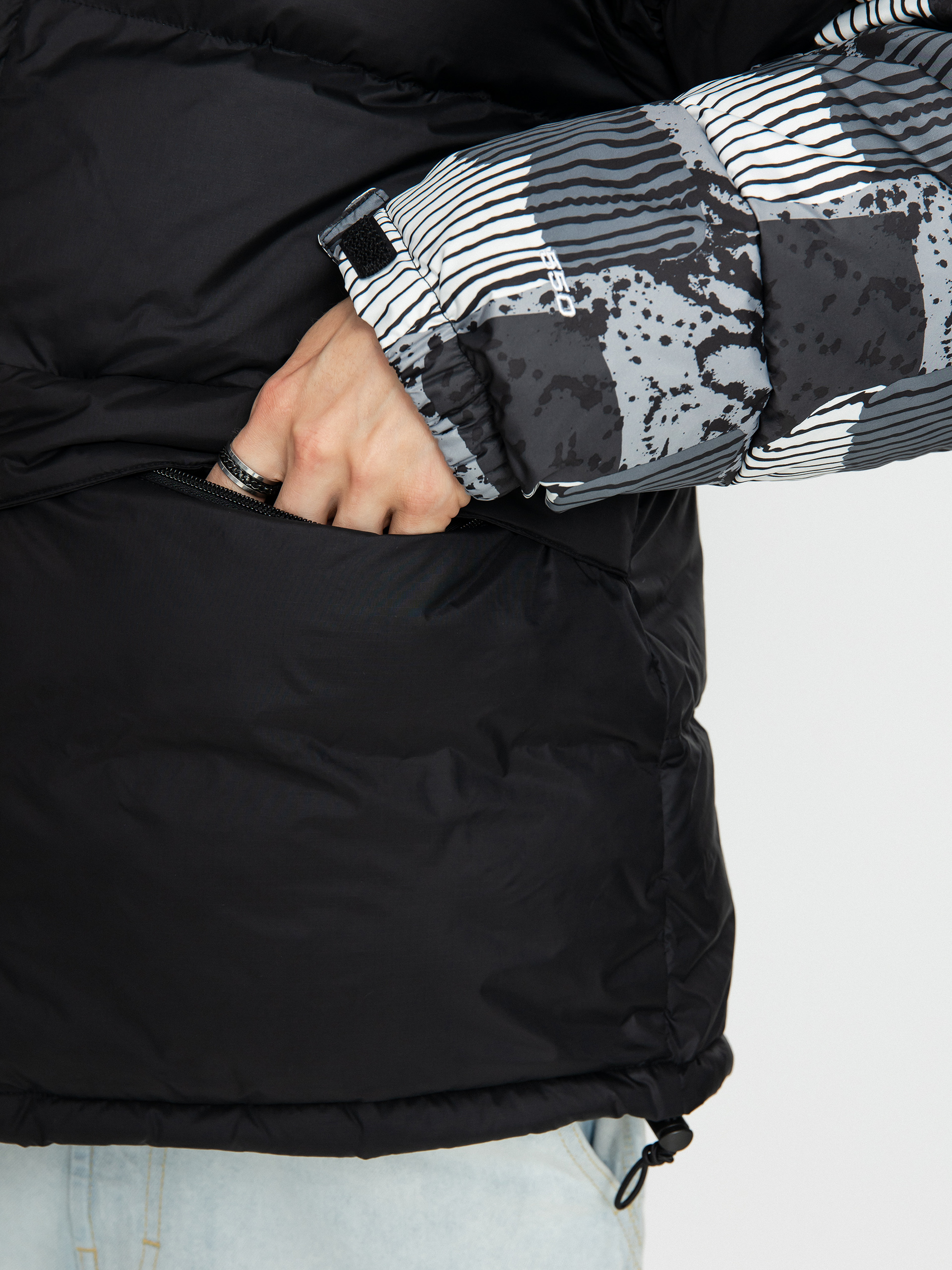 The North Face Hmlyn Down Parka Jacket (tnf black abst ysmp/nfb)
