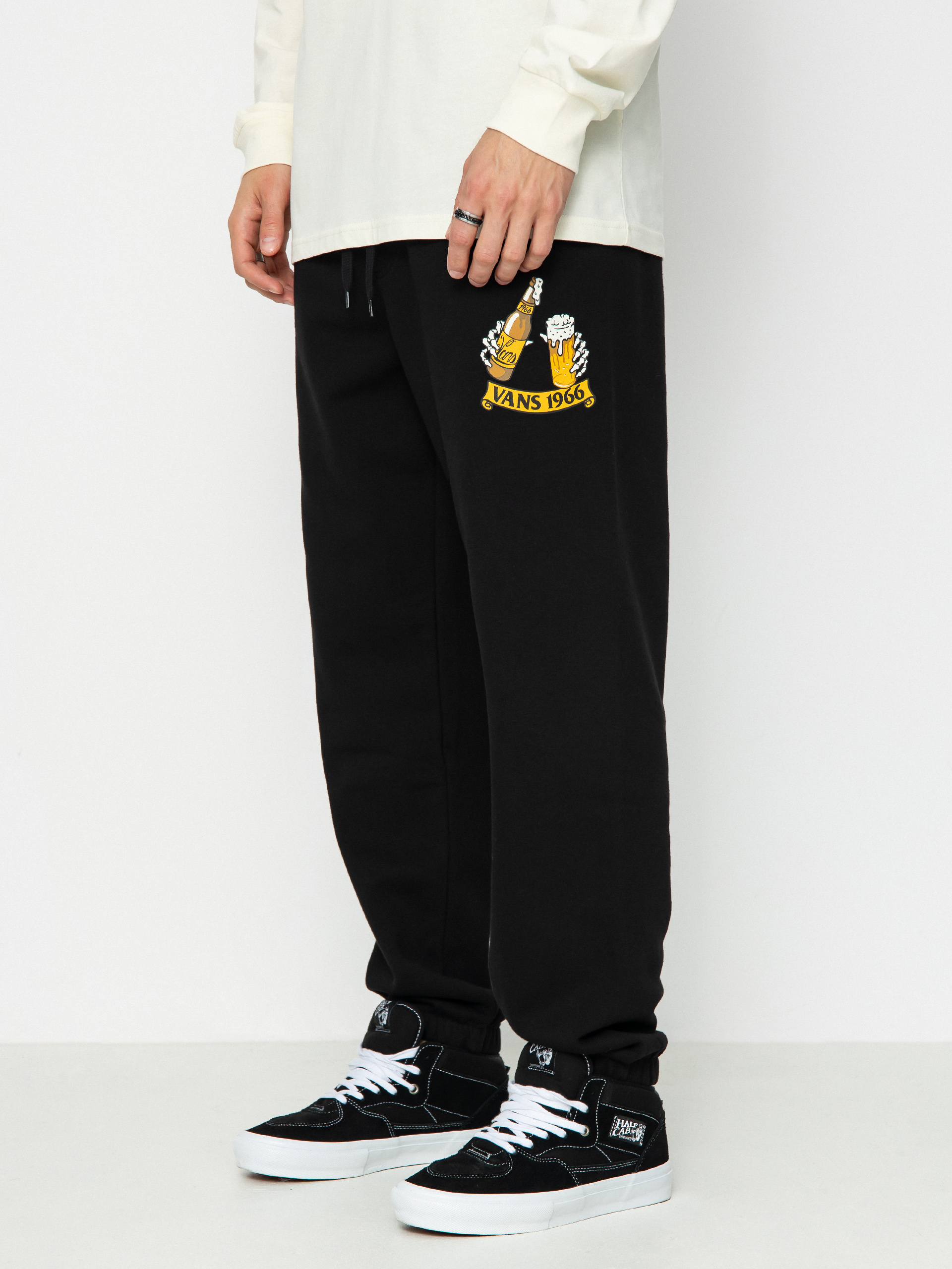 Vans Beer Skull Relaxed Fleece Pants (black)