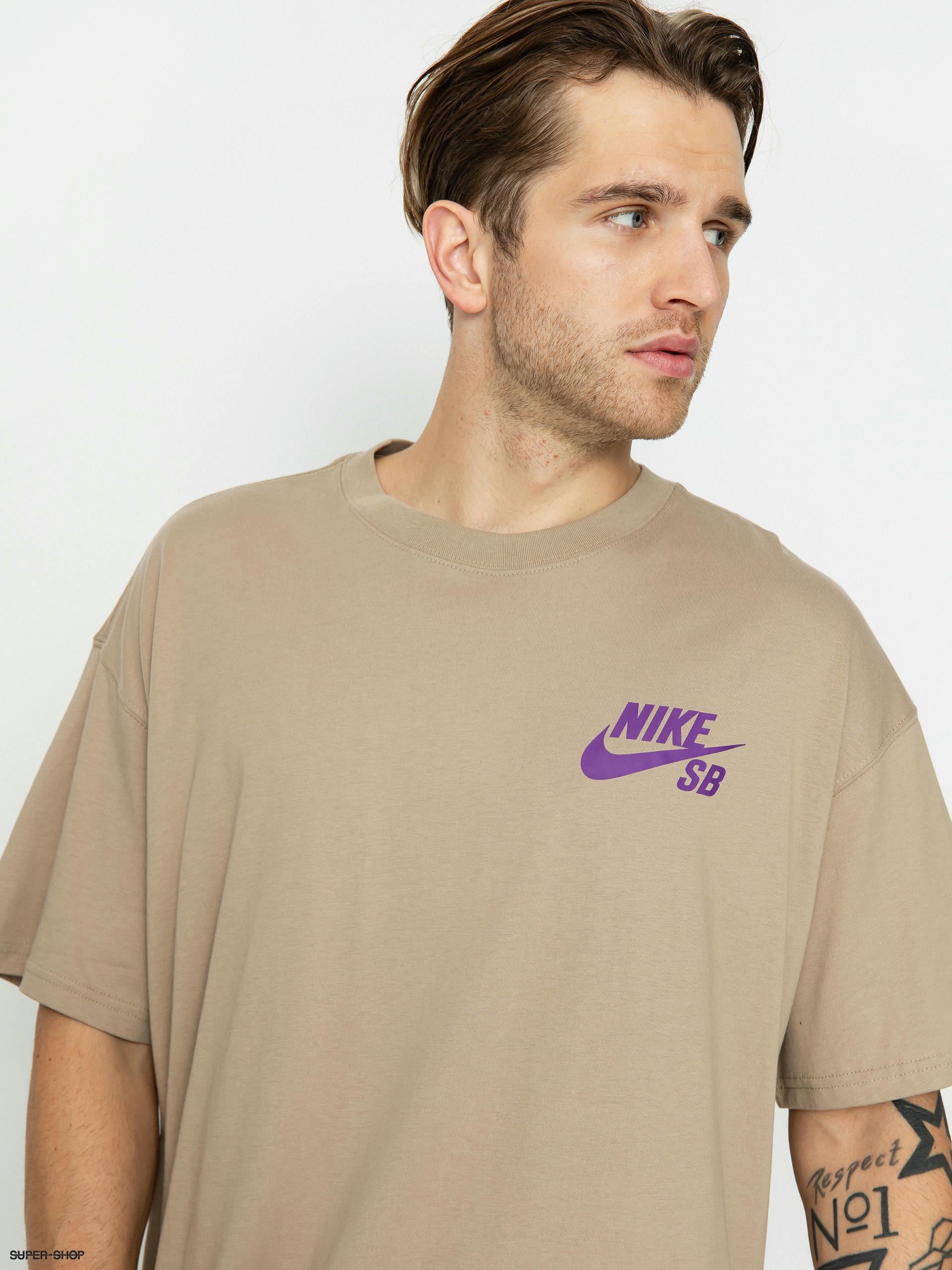 Nike clearance beige shirt