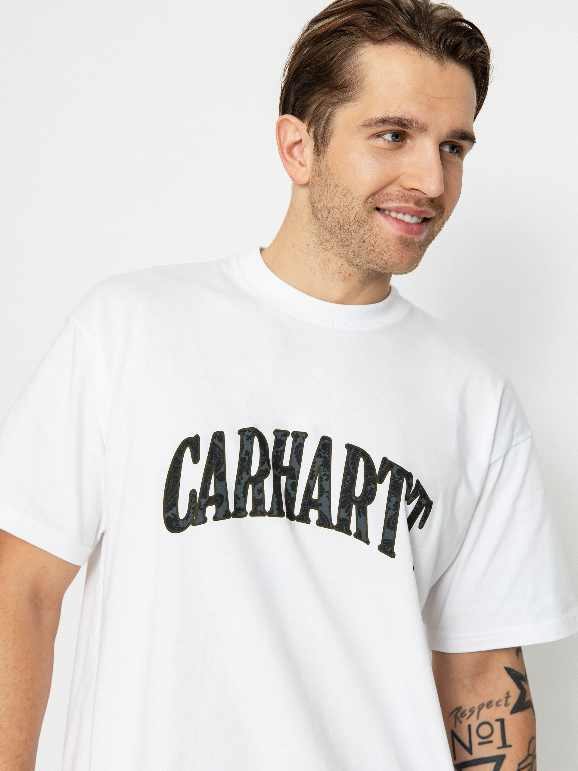 Carhartt WIP Paisley Script T-shirt - white (white)