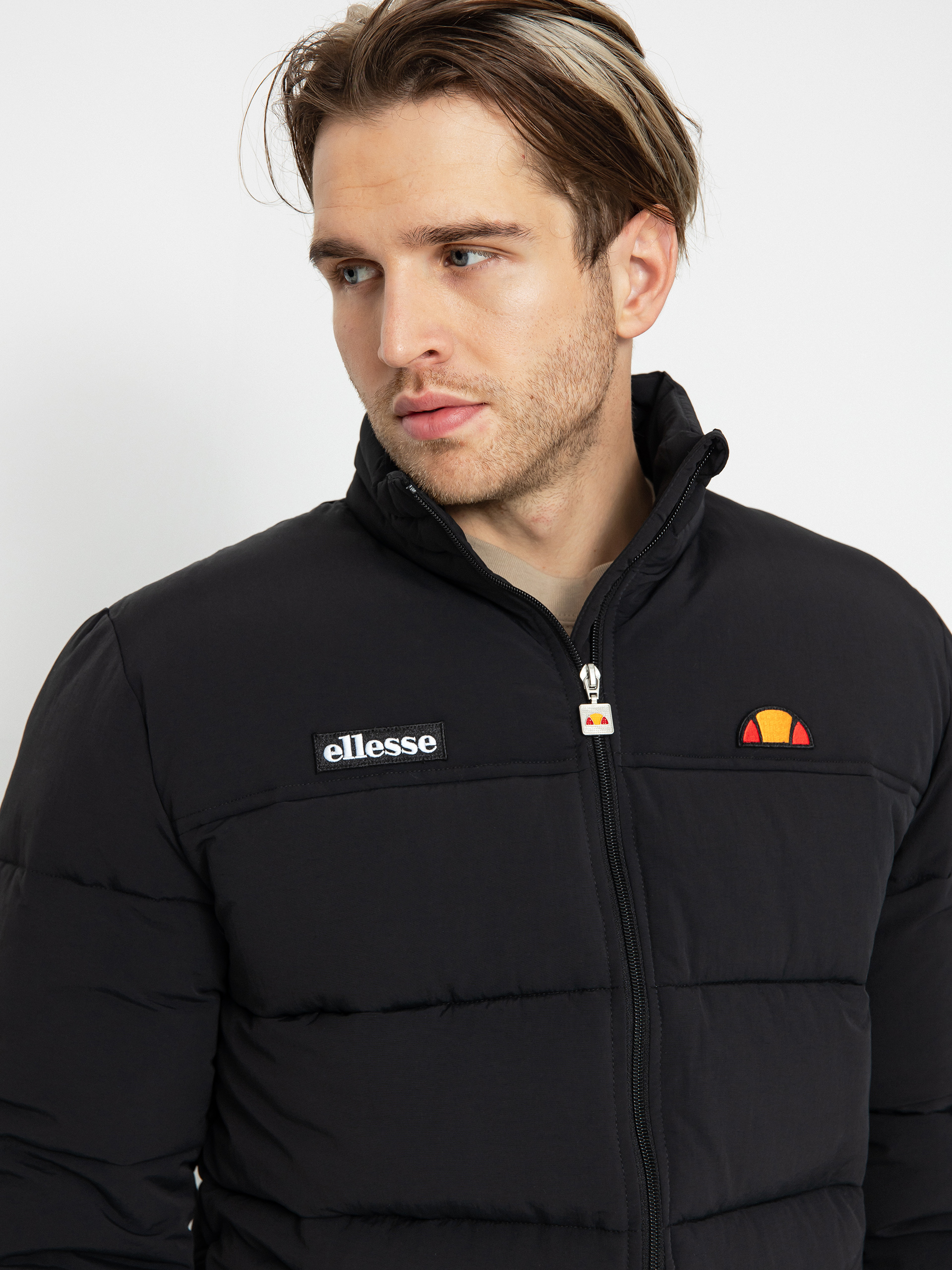 Ellesse Giubbotto Imbottito Uomo Mazzini, Nero, Taglia XXL, Piumino Leggero In Poliammide, Stile Lifestyle Sportivo