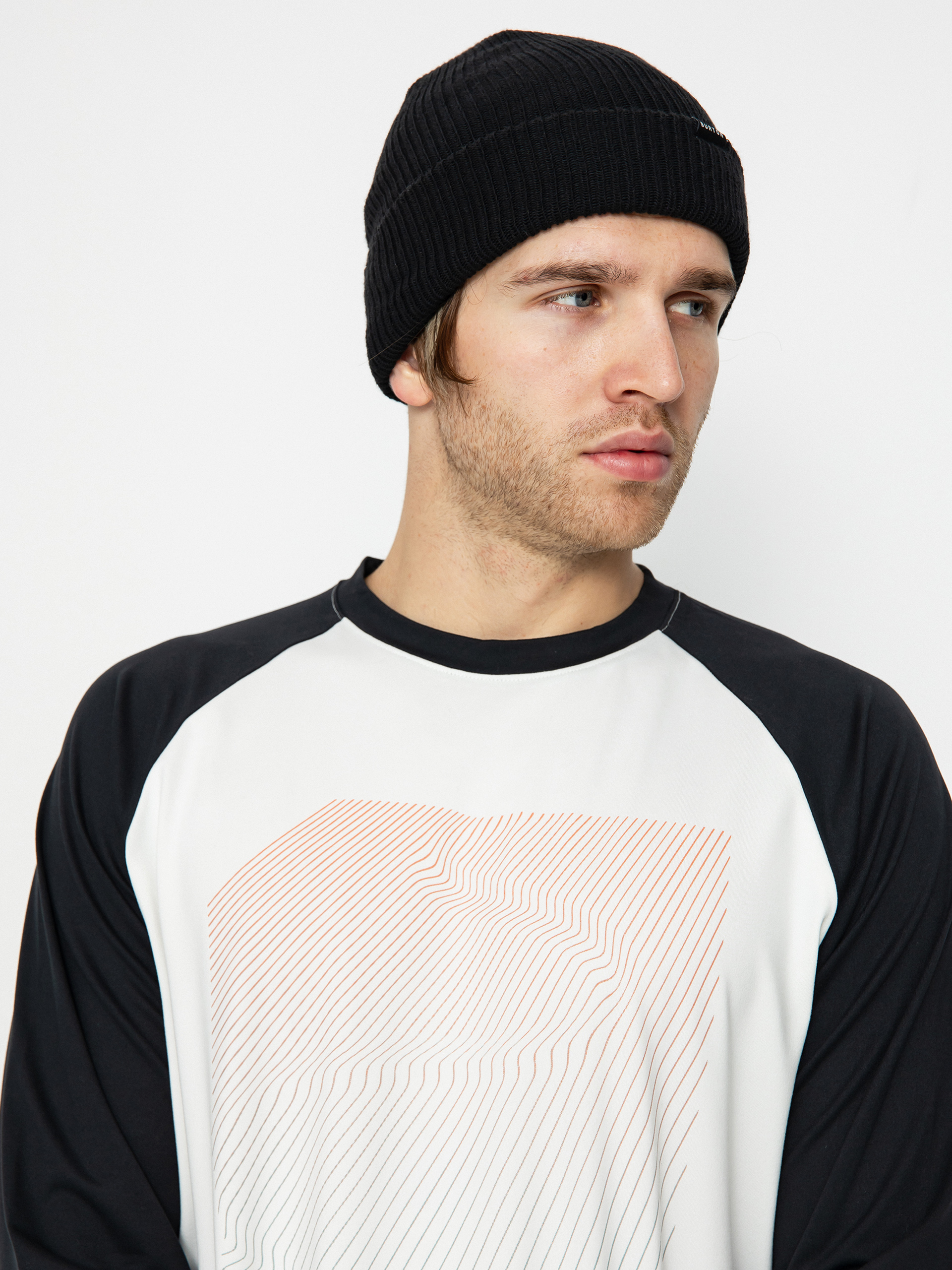 Herren Burton Roadie Base Layer Tech Longsleeve (true black/stout white)