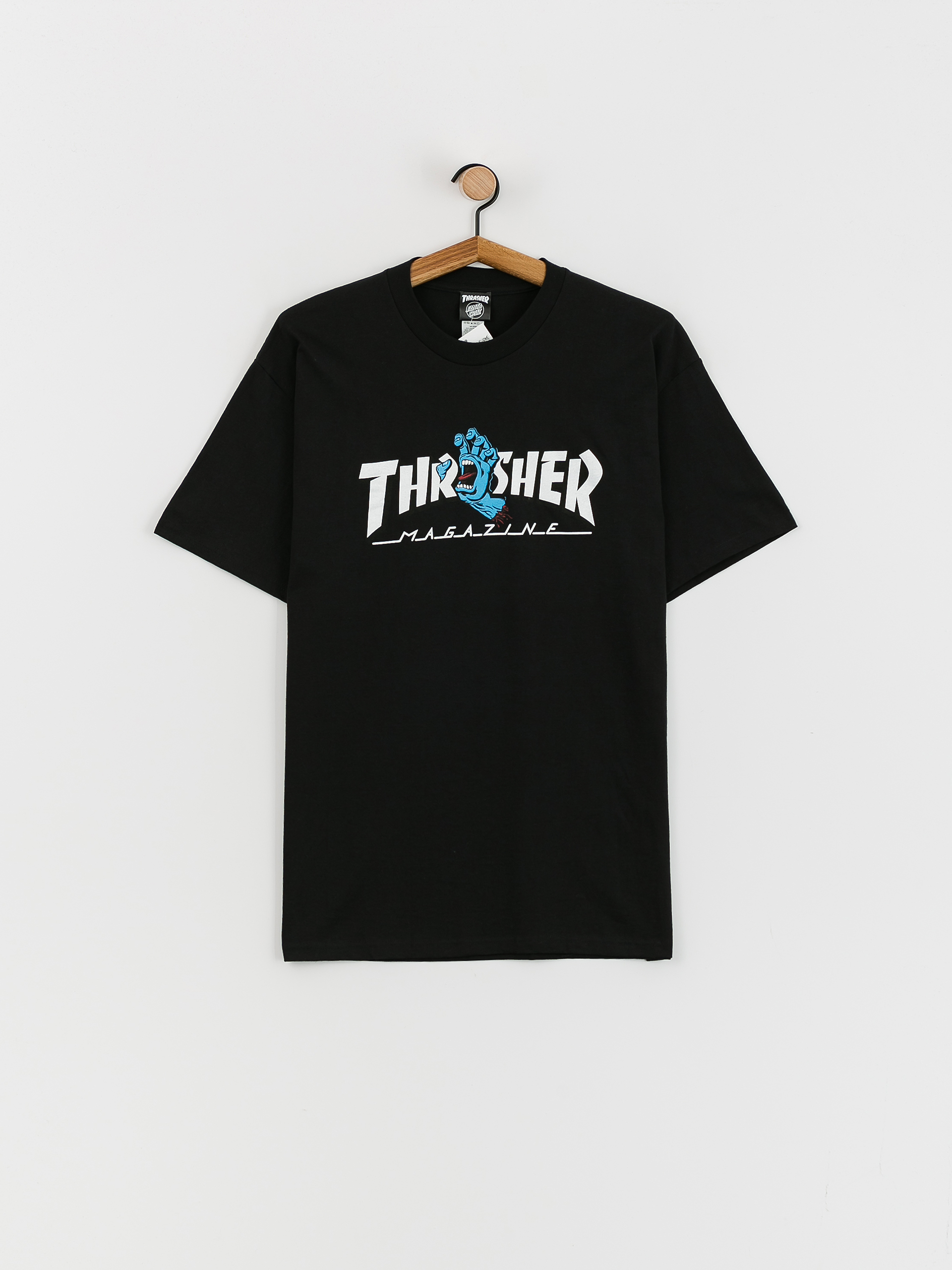 Santa Cruz X Thrasher Screaming Logo T-shirt (black)