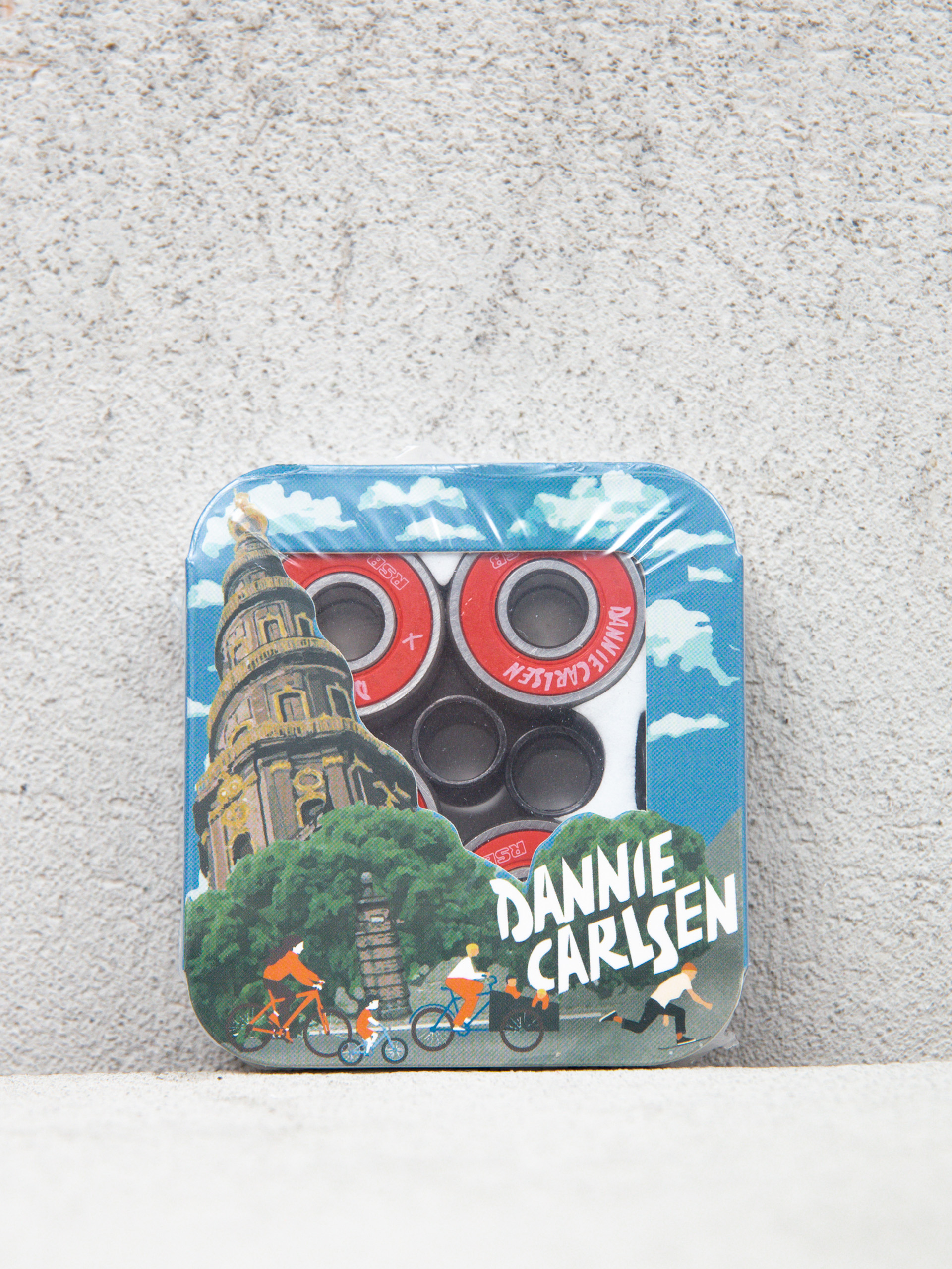 Rock Star Bearings RSB X Dannie Carlsen Bearings (silver/red)