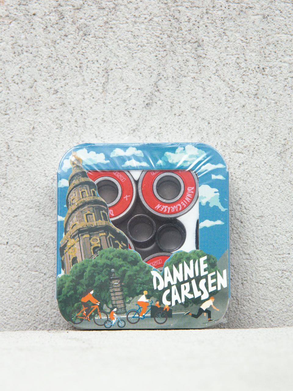 Rock Star Bearings RSB X Dannie Carlsen Kugellager (silver/red)