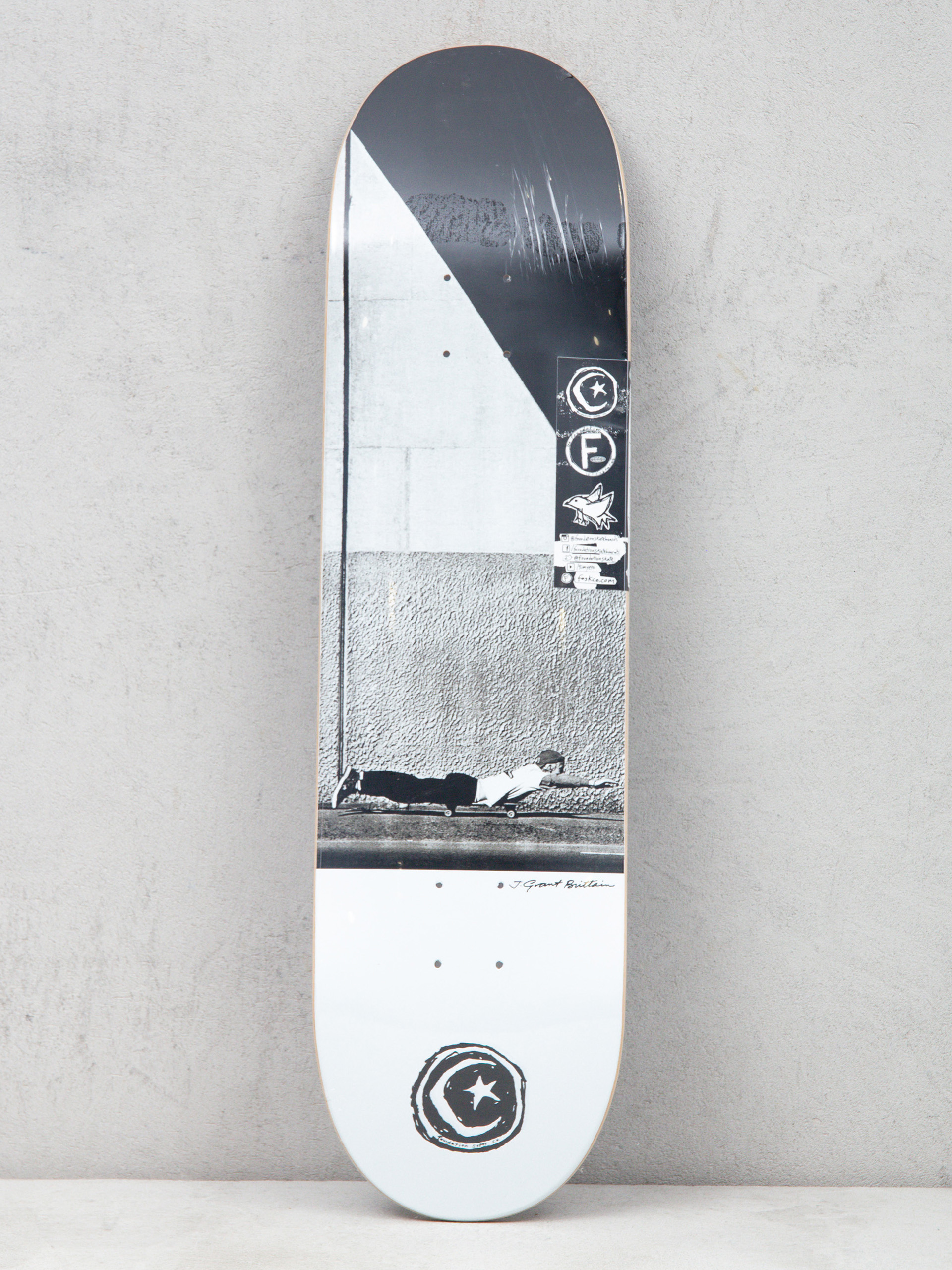 Foundation Jgb Push Superman Deck (black/white)