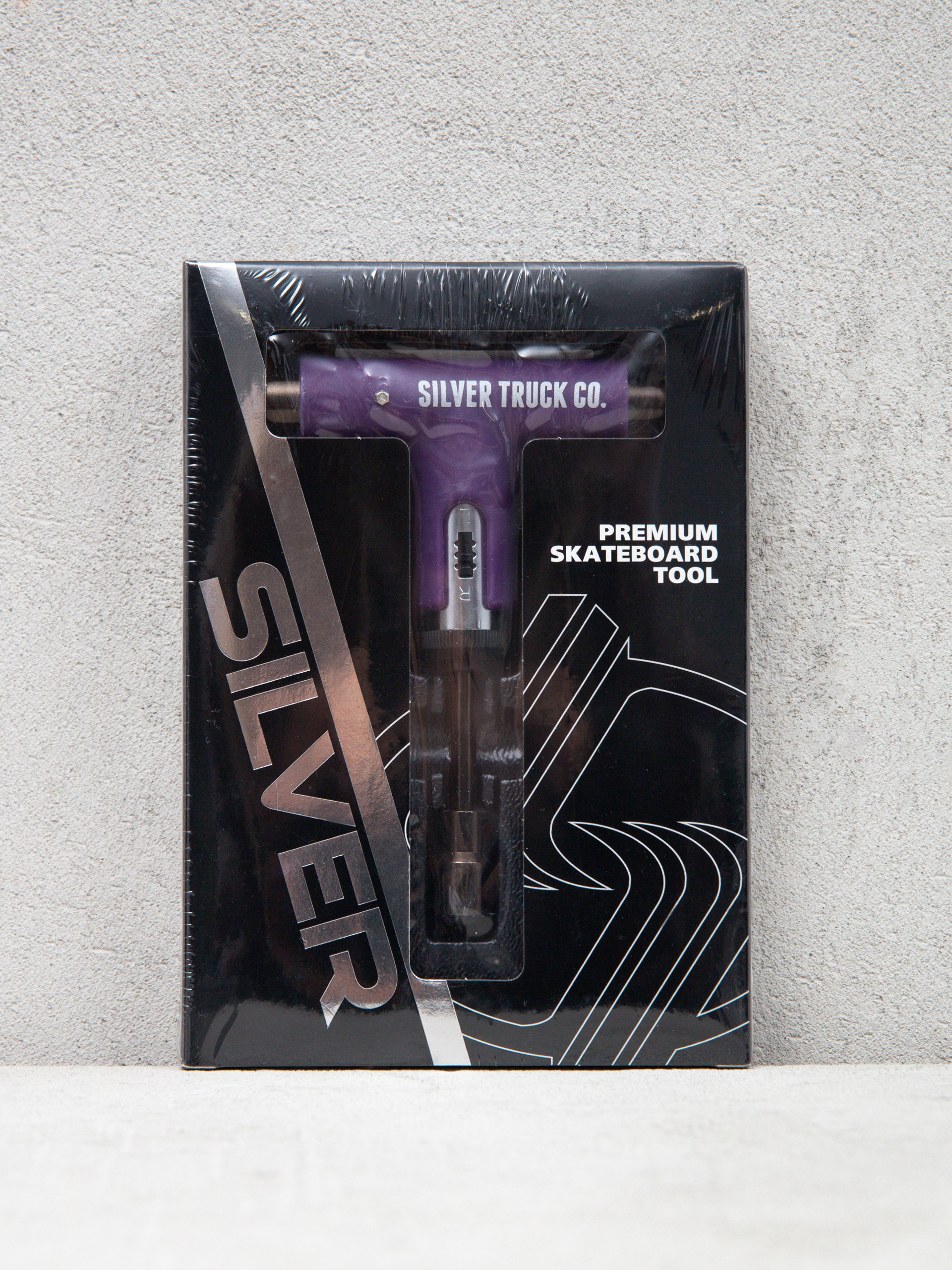 Silver Klucz Premium Skateboard Tool Film (purple/black)