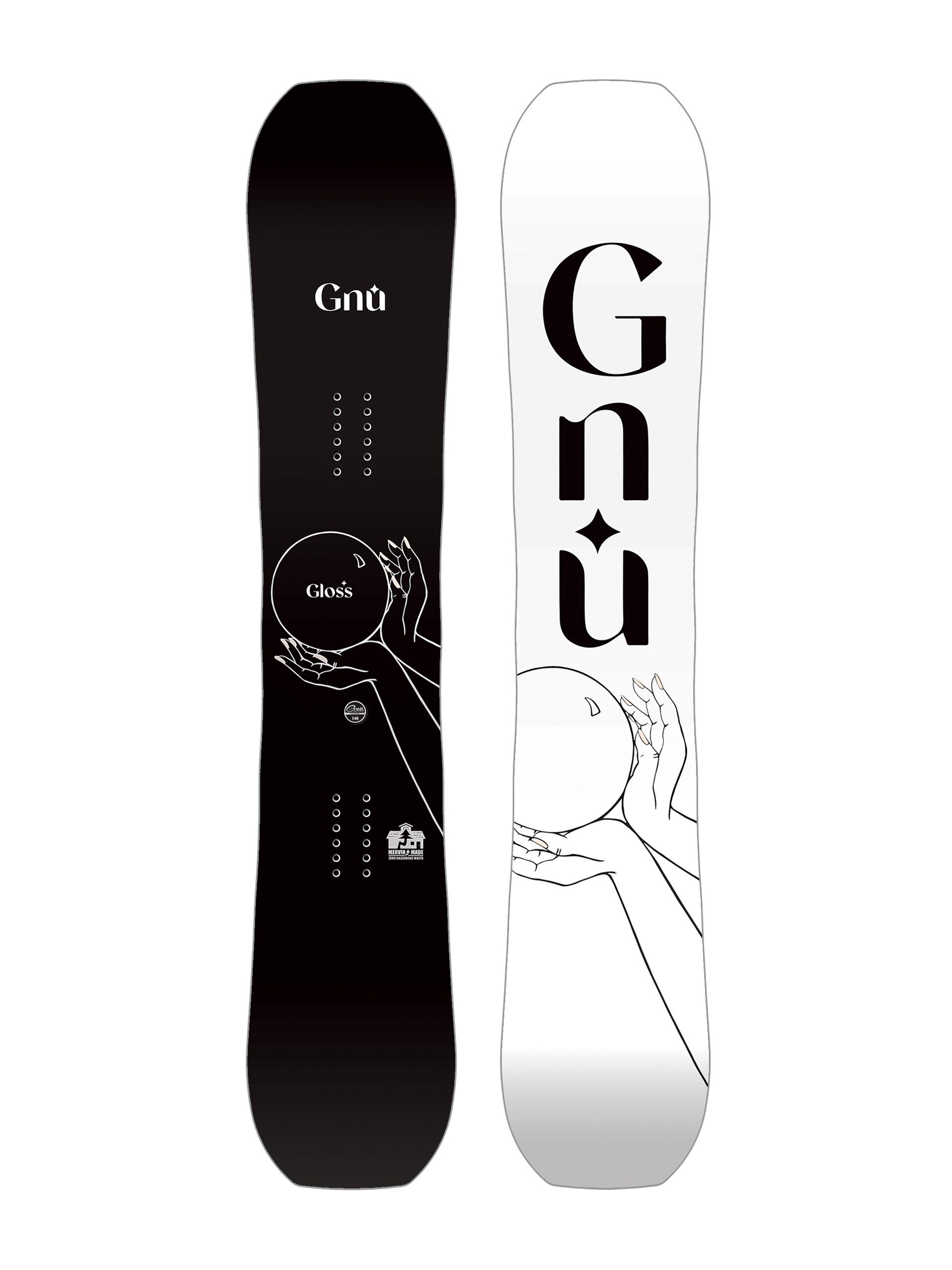 Womens Gnu Gloss Snowboard 