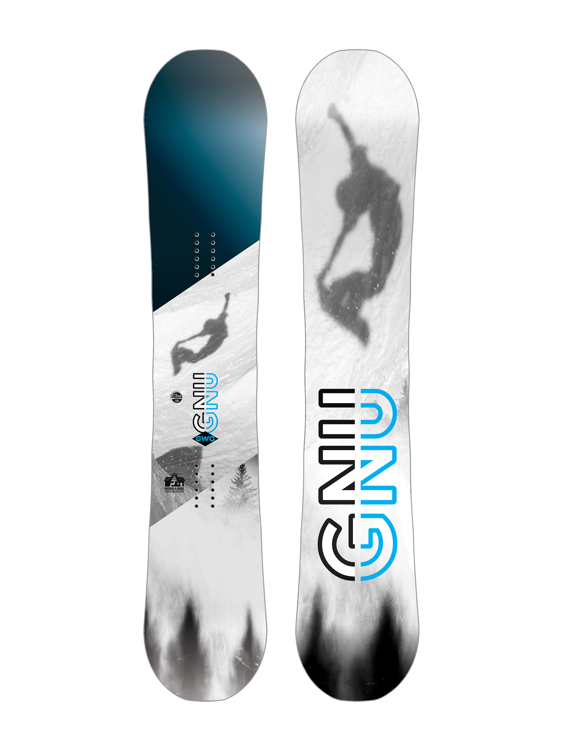 Mens Gnu Gwo Snowboard 