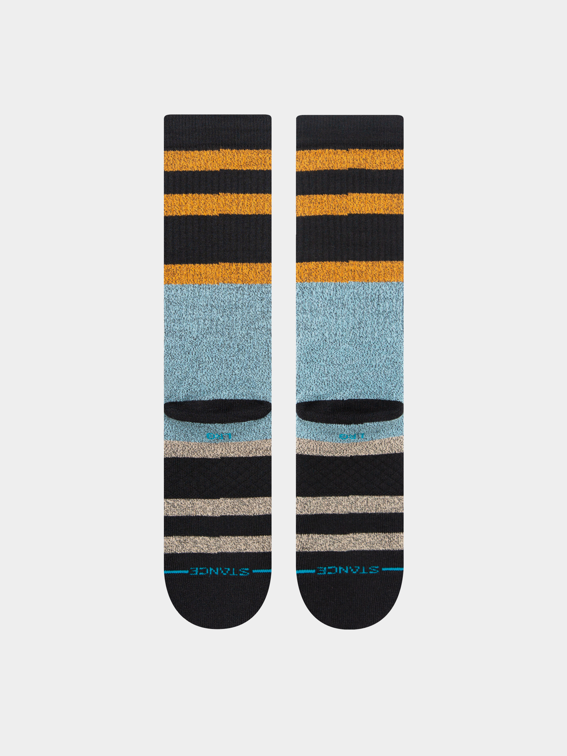 Stance Staggered Socks (washed black)
