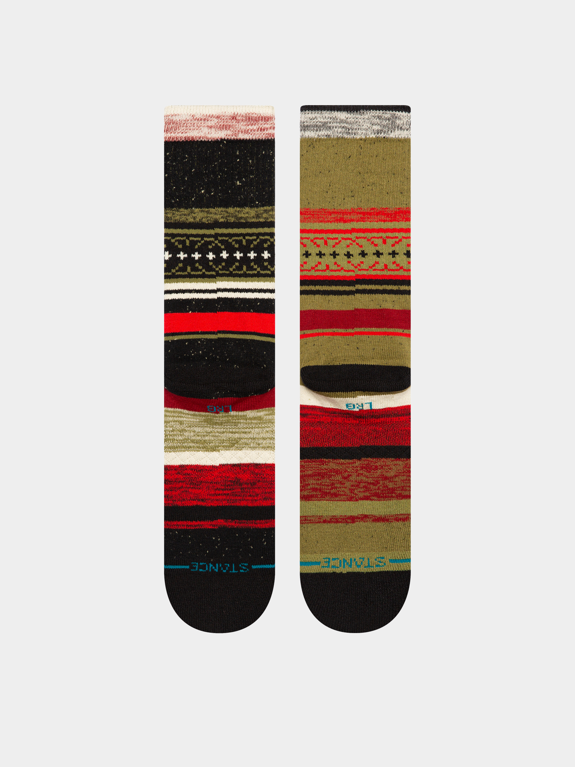 Stance Merry Merry Socks (red)
