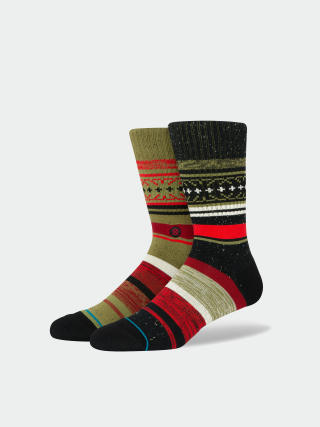 Stance Merry Merry Socks (red)