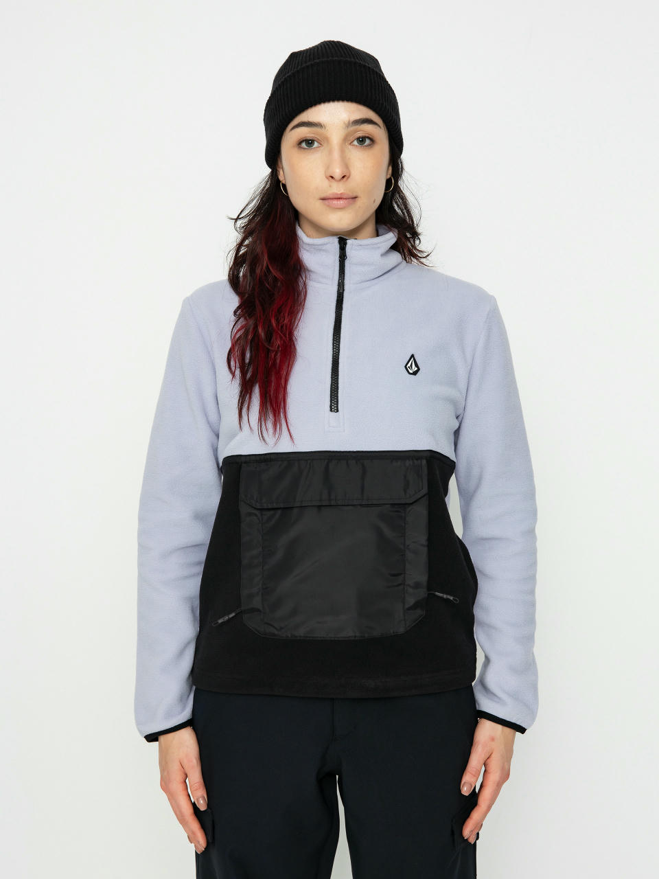 Volcom Polar 1/2 Zip Active sweatshirt Wmn (lilac ash)