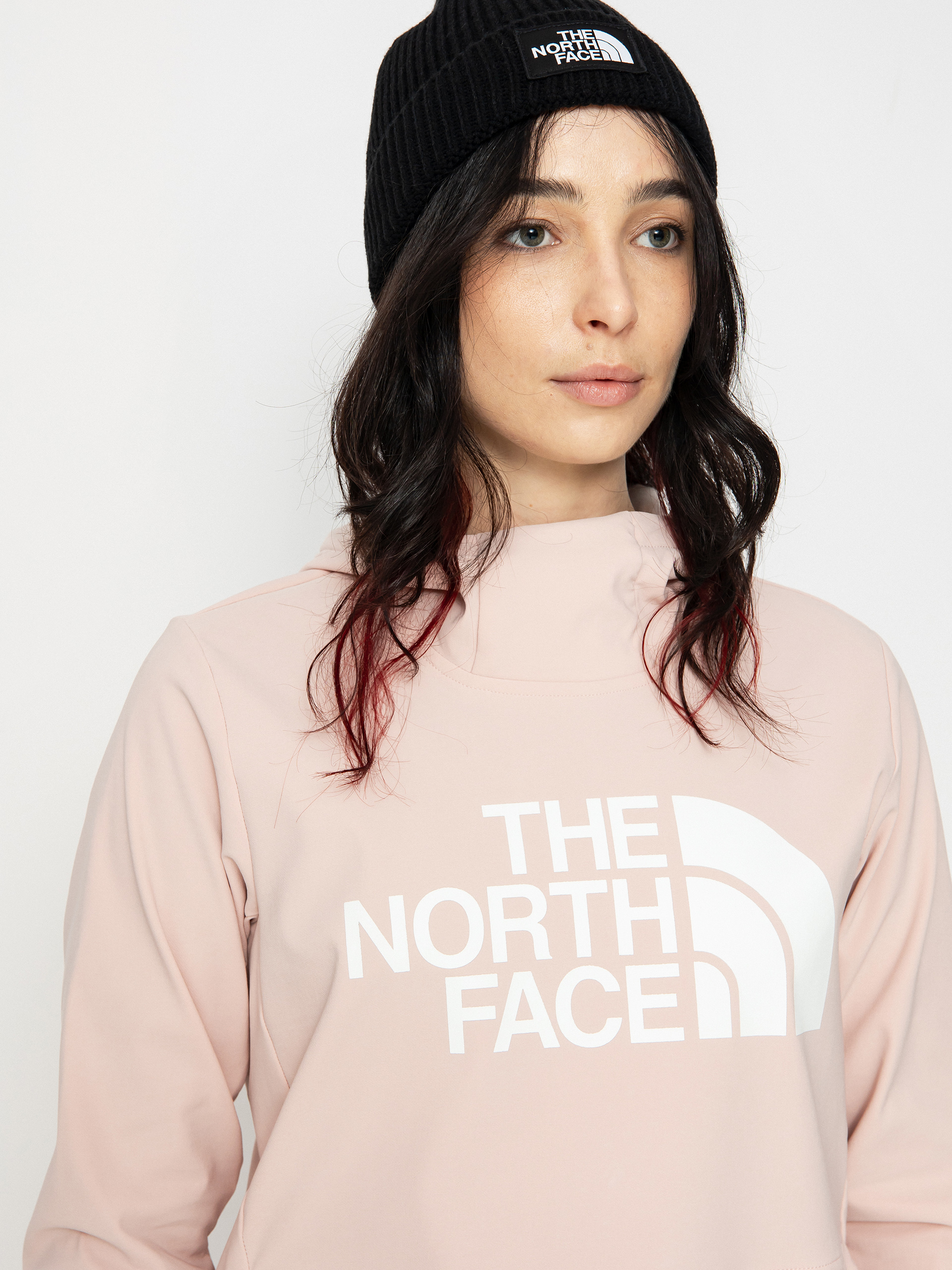 The North Face Tekno HD Hoodie Wmn (pink moss)