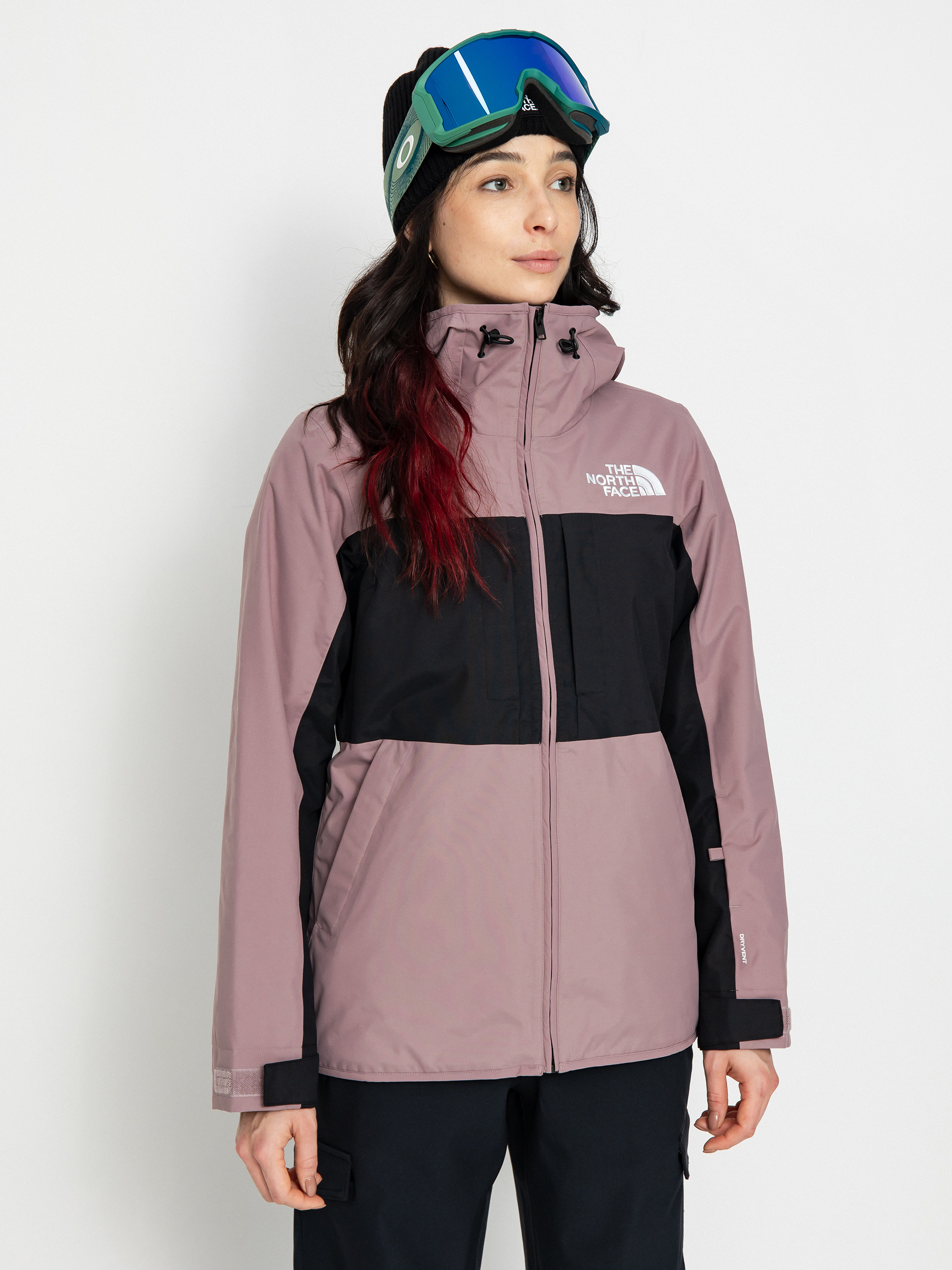 Womens The North Face Namak Insulated Snowboard jacket (fawn grey)