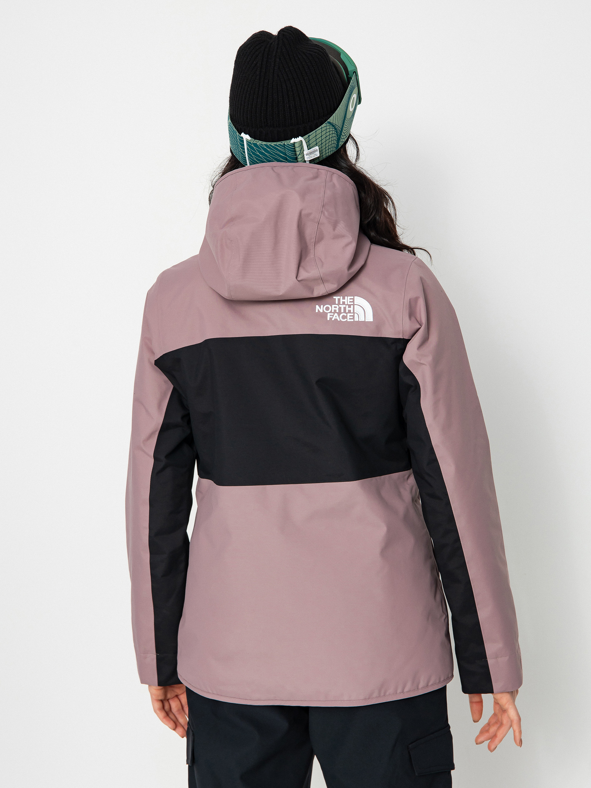 Womens The North Face Namak Insulated Snowboard jacket (fawn grey)