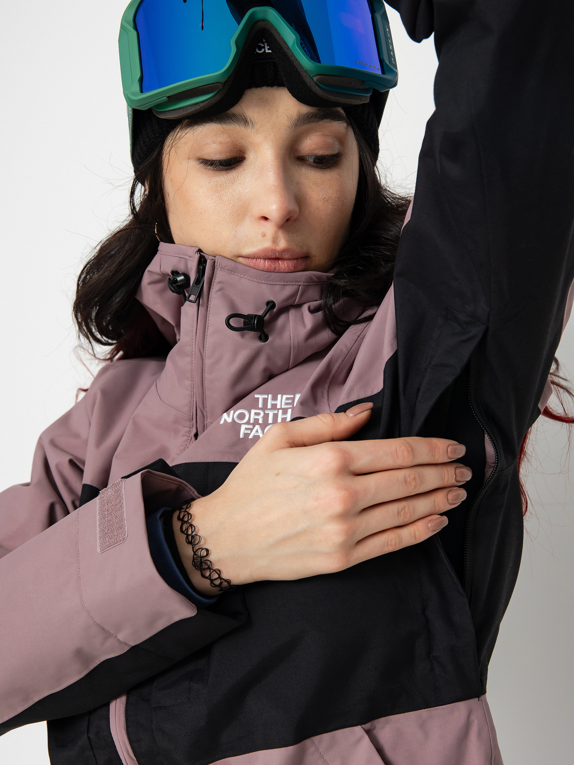 Womens The North Face Namak Insulated Snowboard jacket (fawn grey)