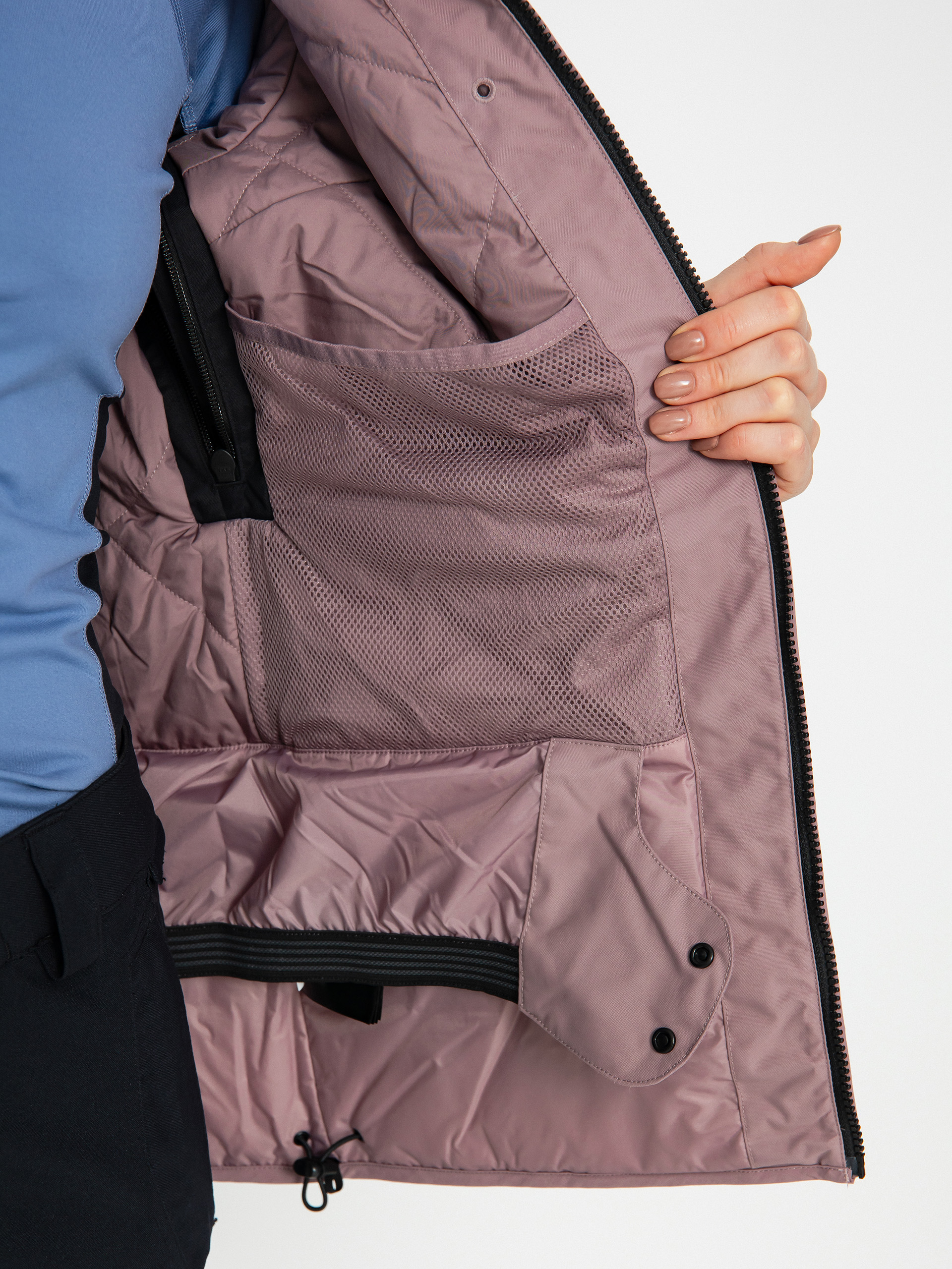 Womens The North Face Namak Insulated Snowboard jacket (fawn grey)