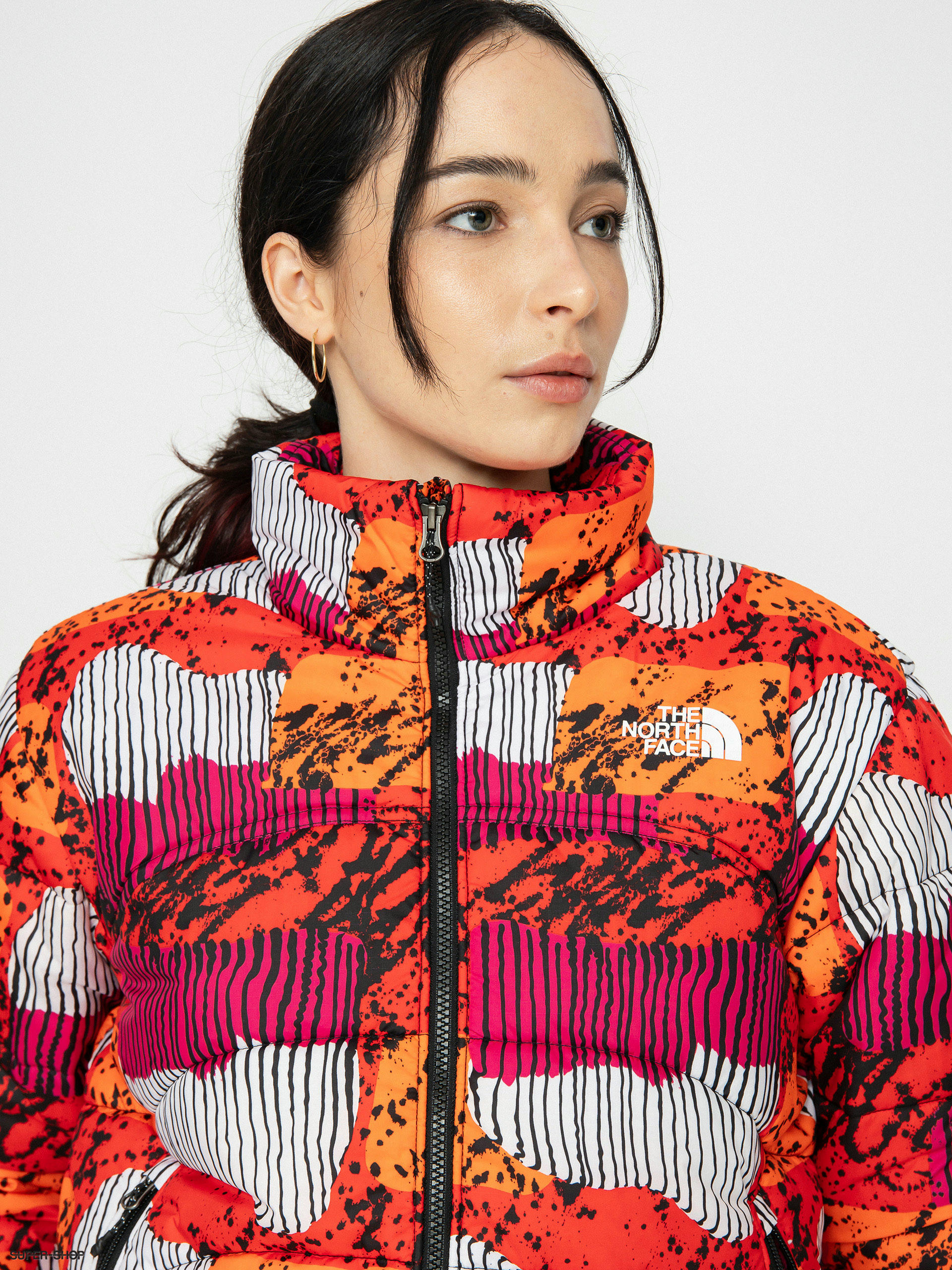 The North Face Tnf 2000 Jacket Wmn fiery red abstr ysmt pt