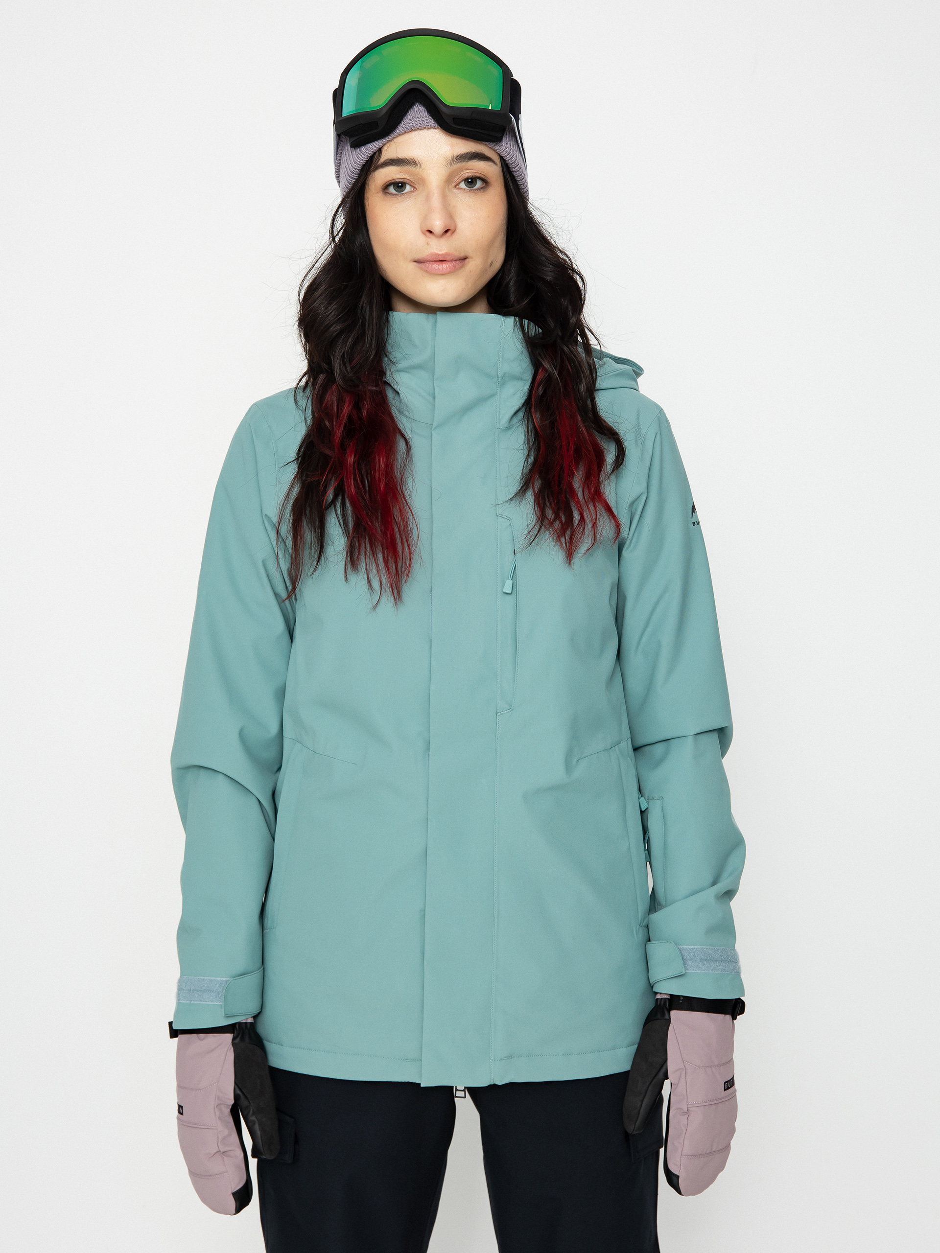 Womens Burton Jet Ridge Snowboard jacket (rock lichen)