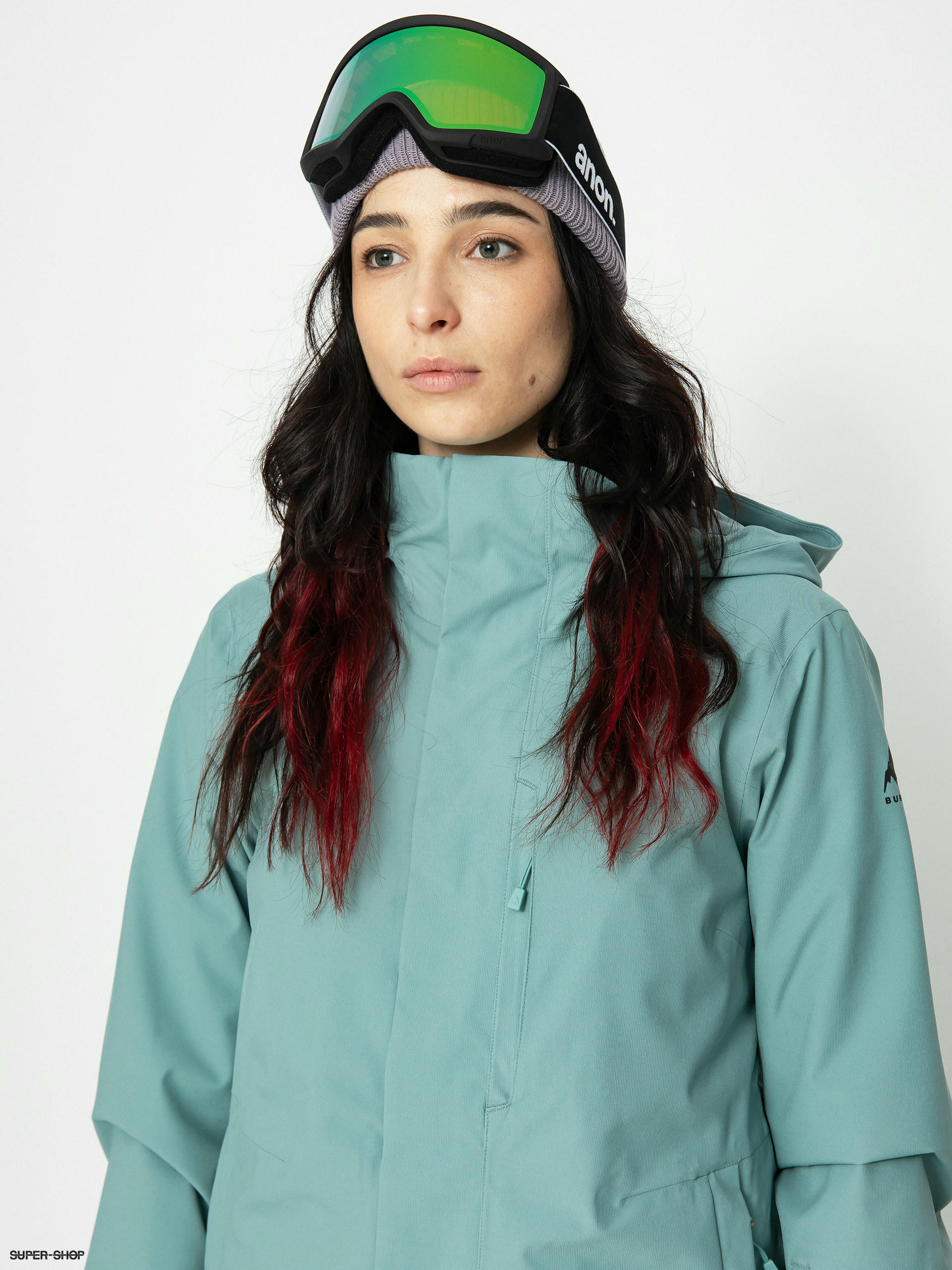 Green snowboard 2024 jacket womens