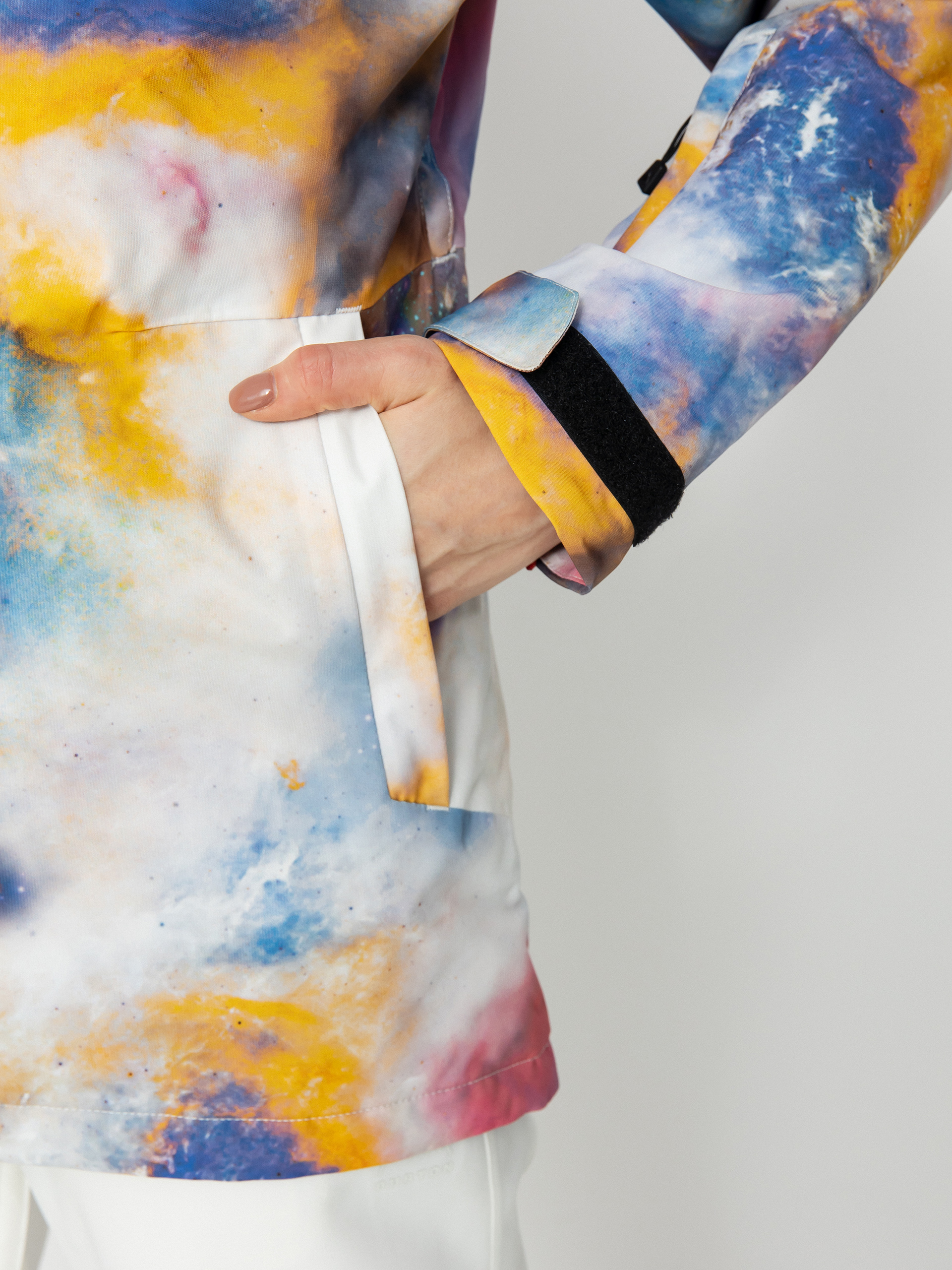 Womens Burton Jet Ridge Snowboard jacket (stout white voyager)