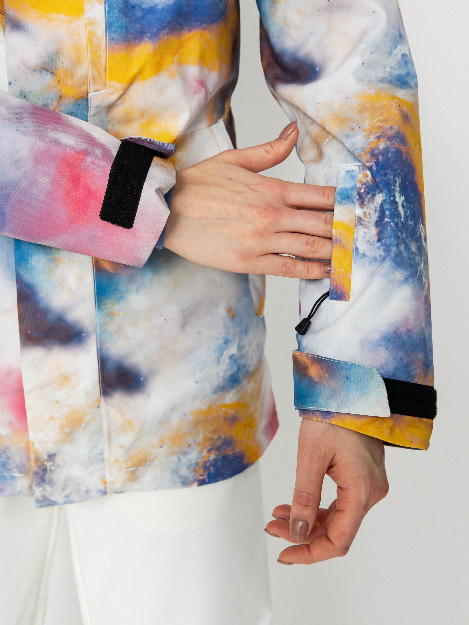 Womens Burton Jet Ridge Snowboard jacket (stout white voyager)