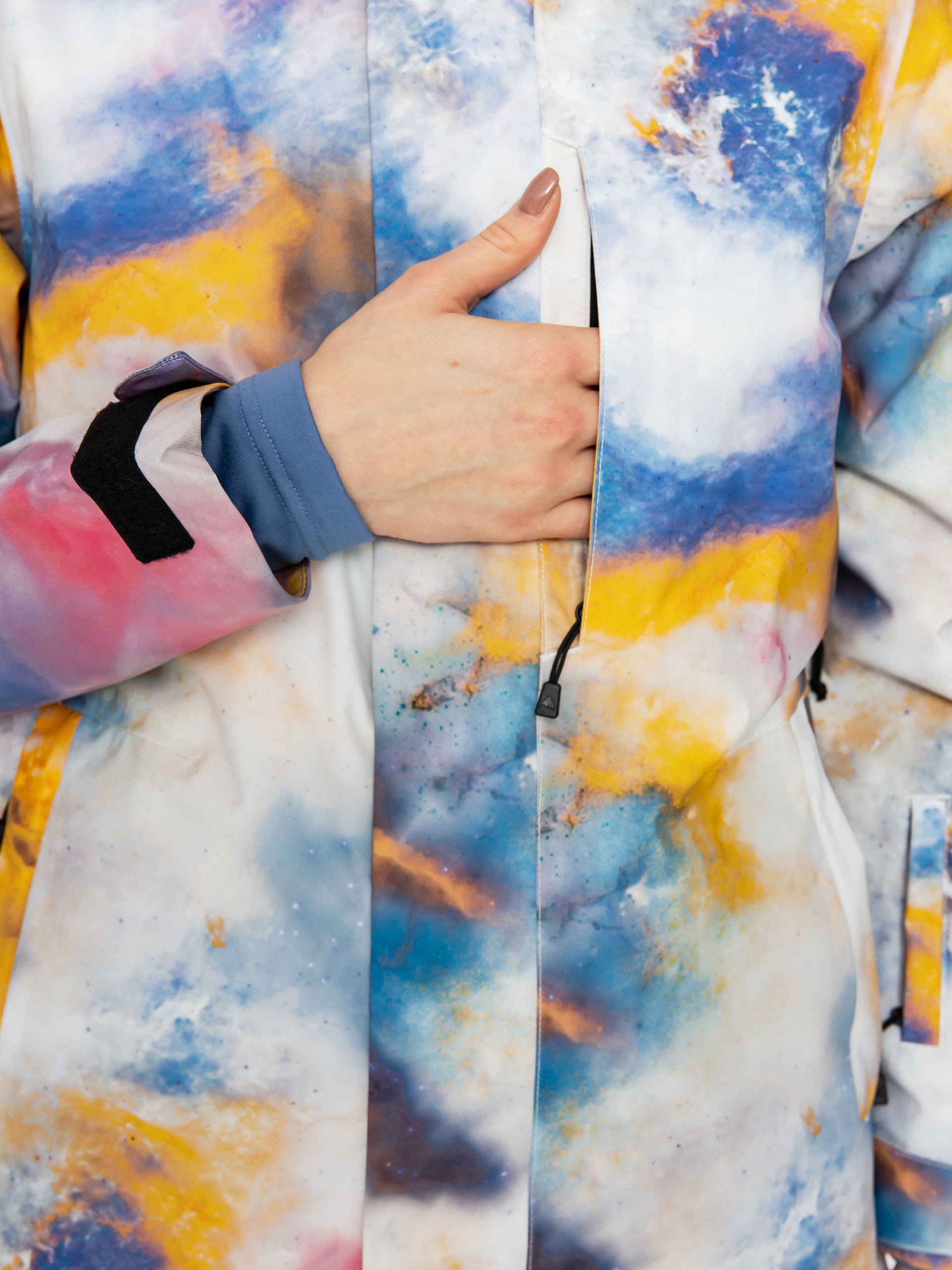 Womens Burton Jet Ridge Snowboard jacket (stout white voyager)