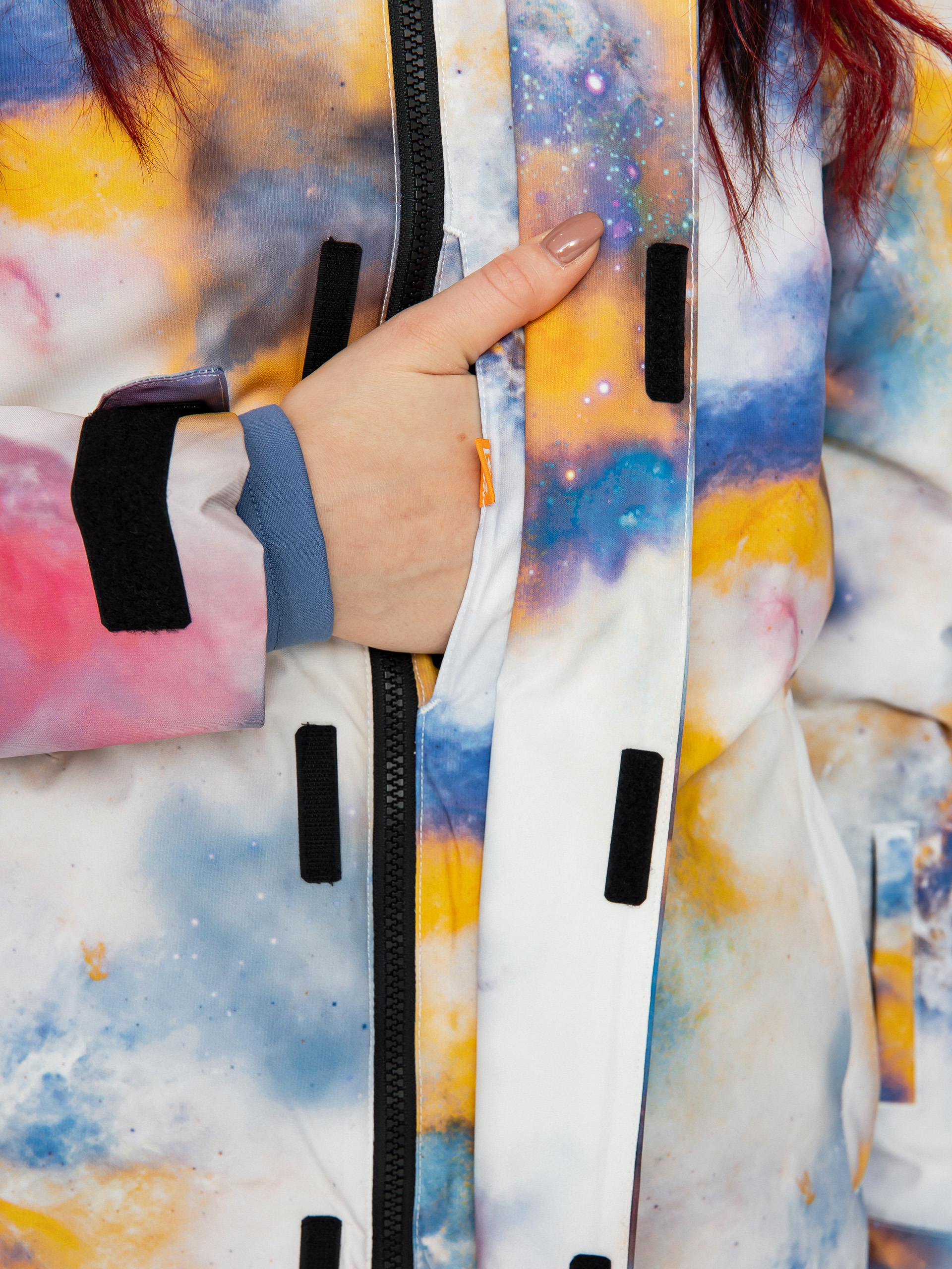 Womens Burton Jet Ridge Snowboard jacket (stout white voyager)