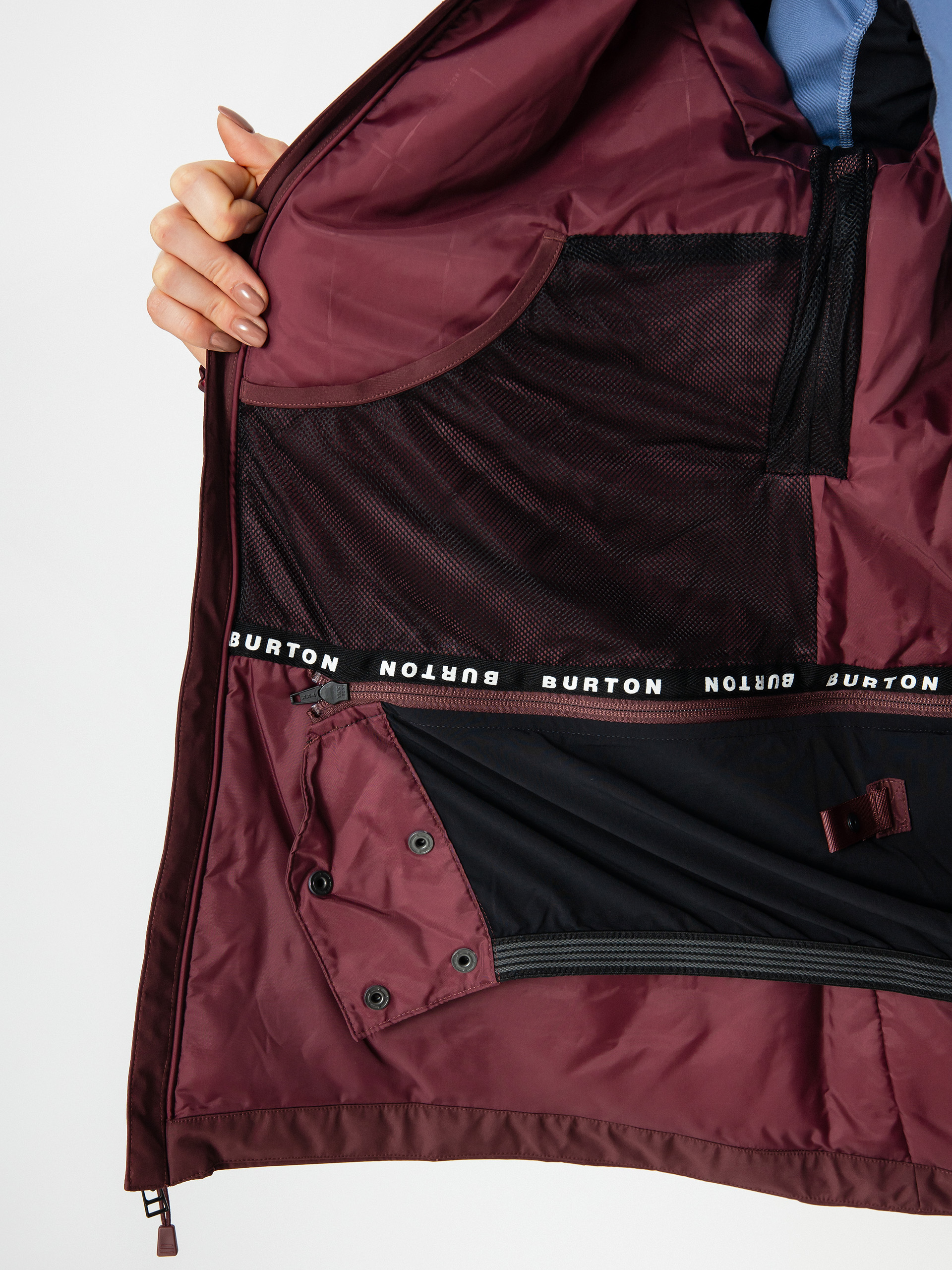 Womens Burton Pillowline Gore Tex Snowboard jacket (almandine)