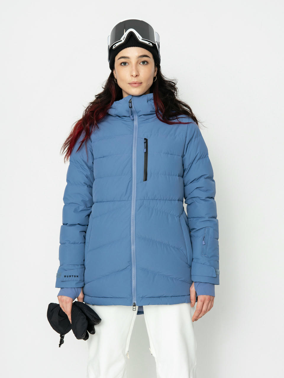 Damen Burton Loyil Down Snowboardjacke (slate blue)